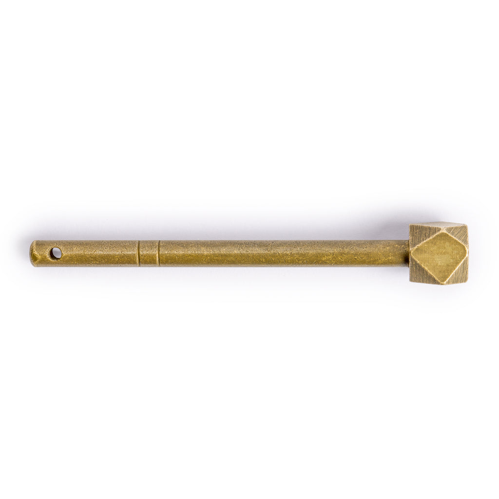 14 Sided Key Pins 2-7/8" - Set of 2-Chinese Brass Hardware
