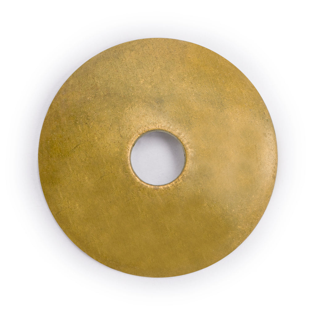 Brass Convex Round Washers 1.2" - Set of 10