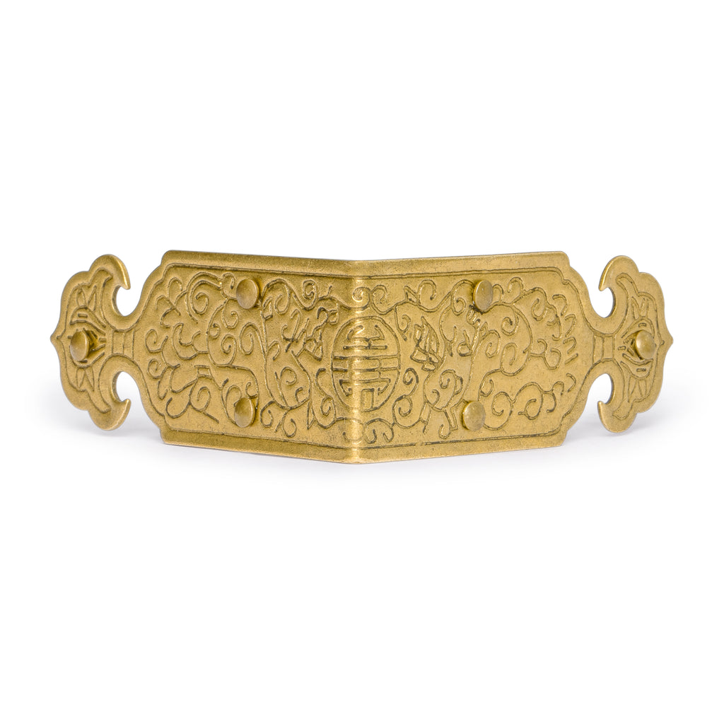 Arrowhead Box and Frame Corner 2" - Set of 2-Chinese Brass Hardware