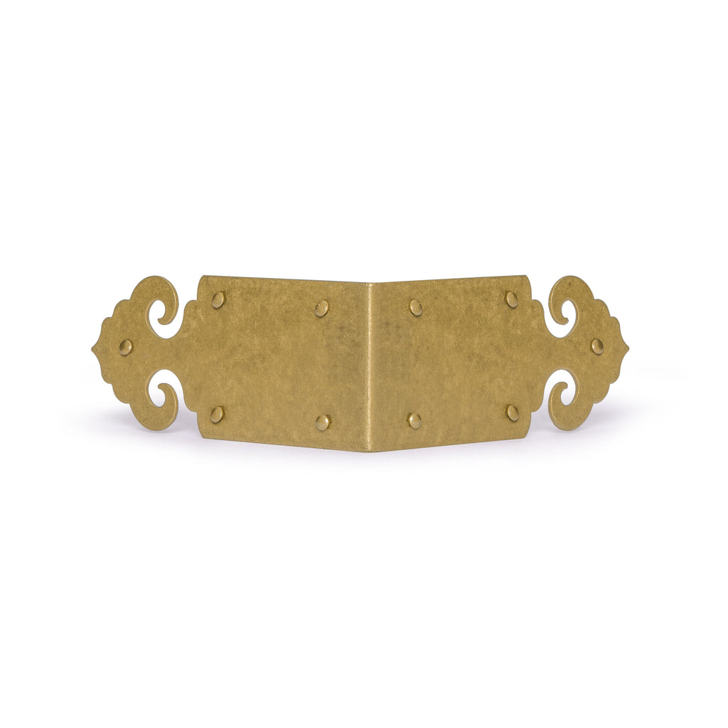 Arrowhead Box and Frame Corner 3" - Set of 2-Chinese Brass Hardware