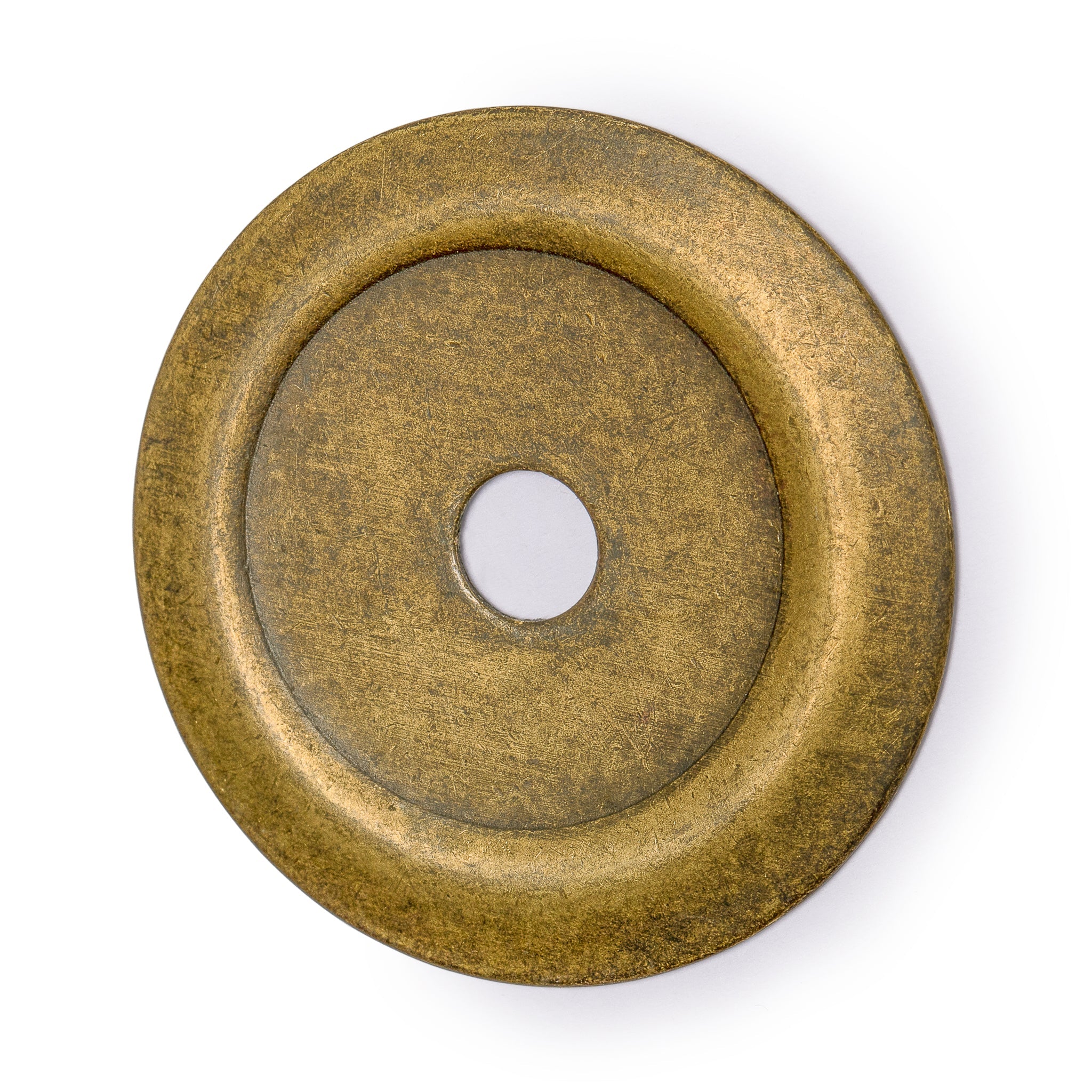 Beveled Round Washers Brass Hardware 1.4" - Set of 10-Chinese Brass Hardware