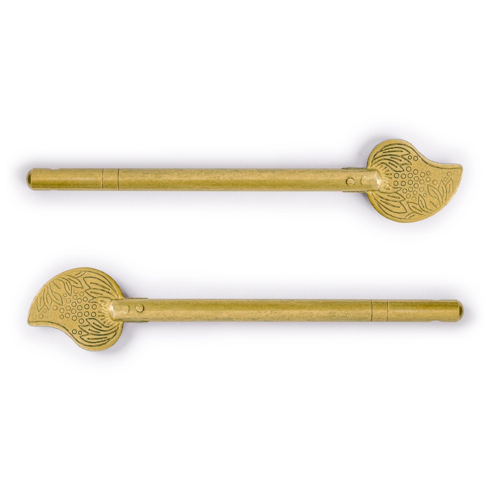 Bird Tail Key Pins 4.3" - Set of 2-Chinese Brass Hardware