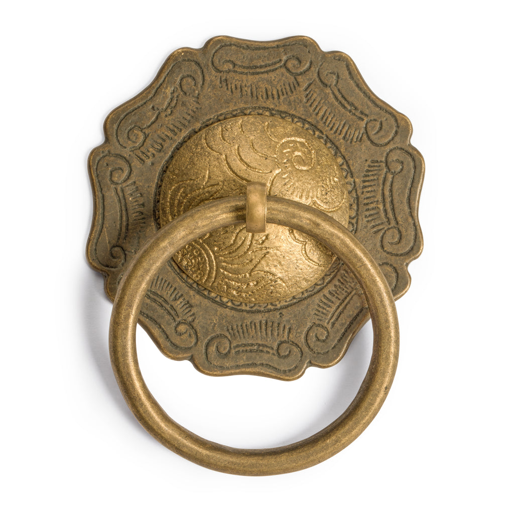 Buddha's Scepter Brass Hardware Pulls 3.7" - Set of 2-Chinese Brass Hardware