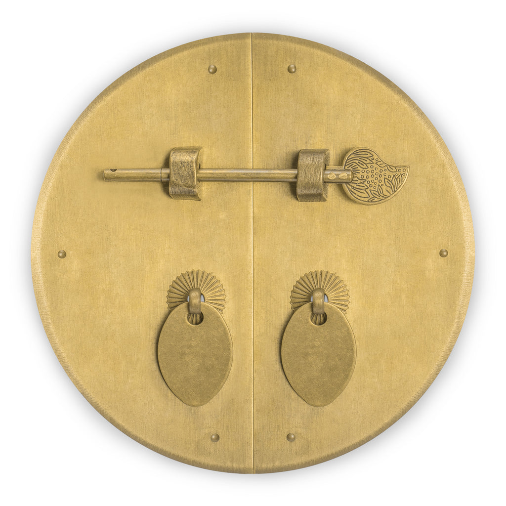 Classic Round Cabinet Face Plate 6.2"-Chinese Brass Hardware