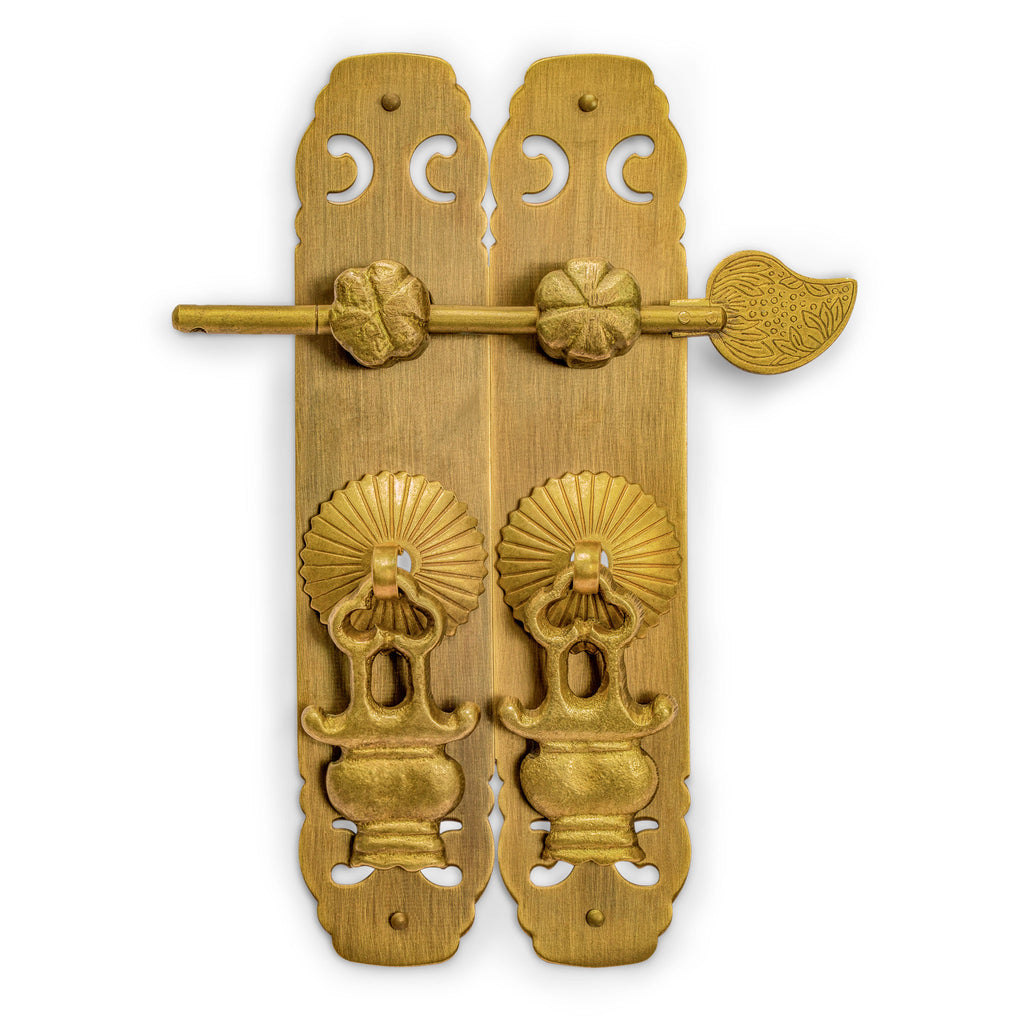 Double Kettle Strip Pulls 6"-Chinese Brass Hardware