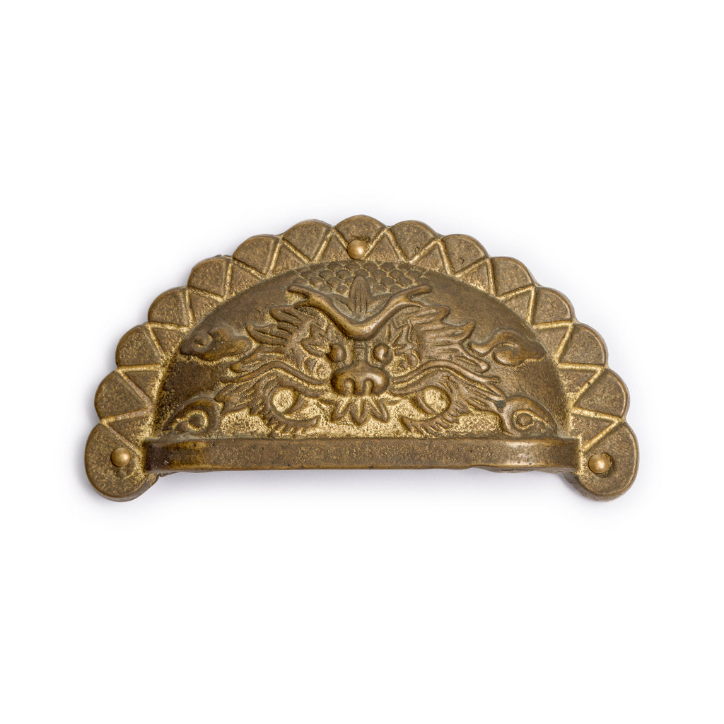 Dragon Handle Pulls 3.4" - Set of 2-Chinese Brass Hardware