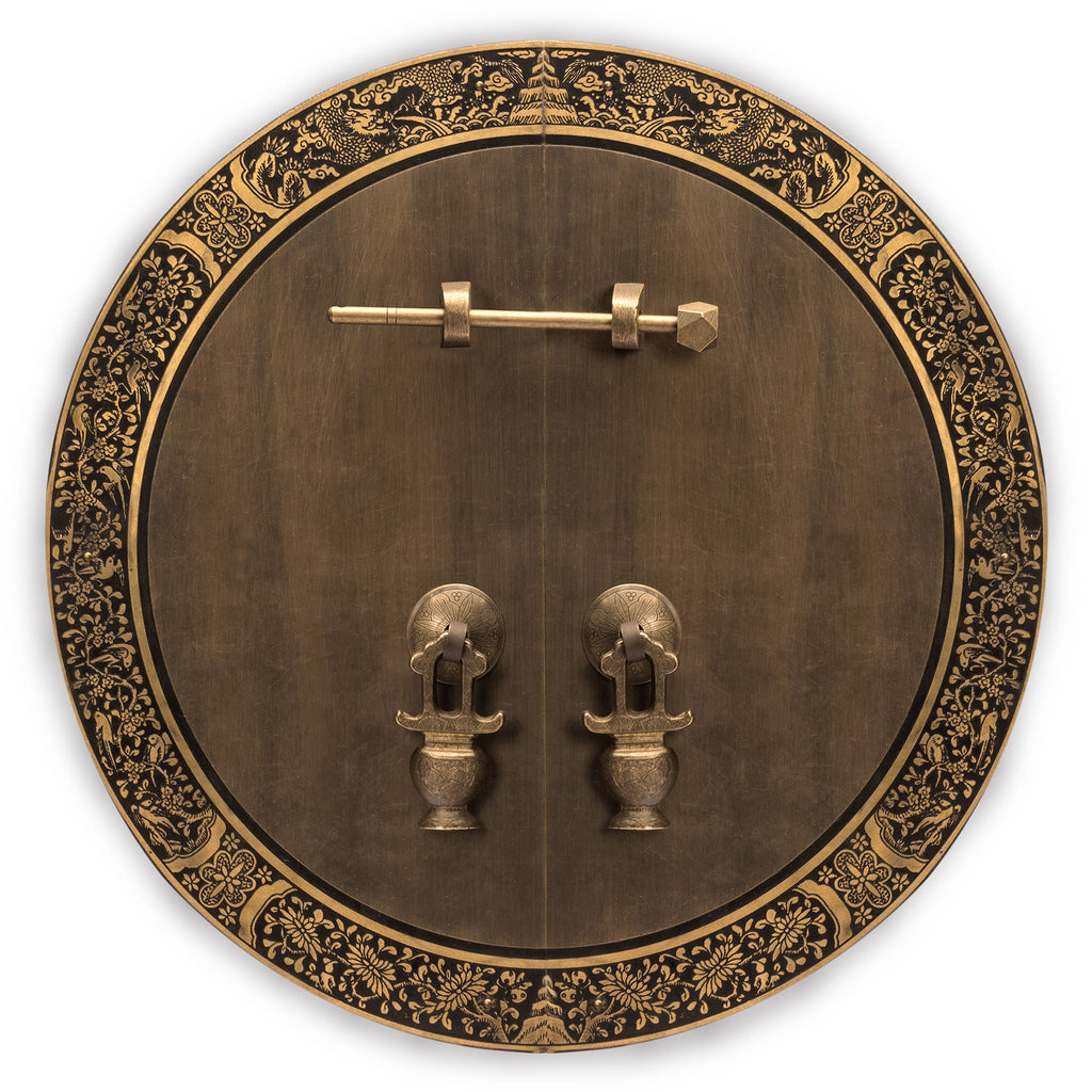 Giant Banquet Face Plate 13.9"-Chinese Brass Hardware