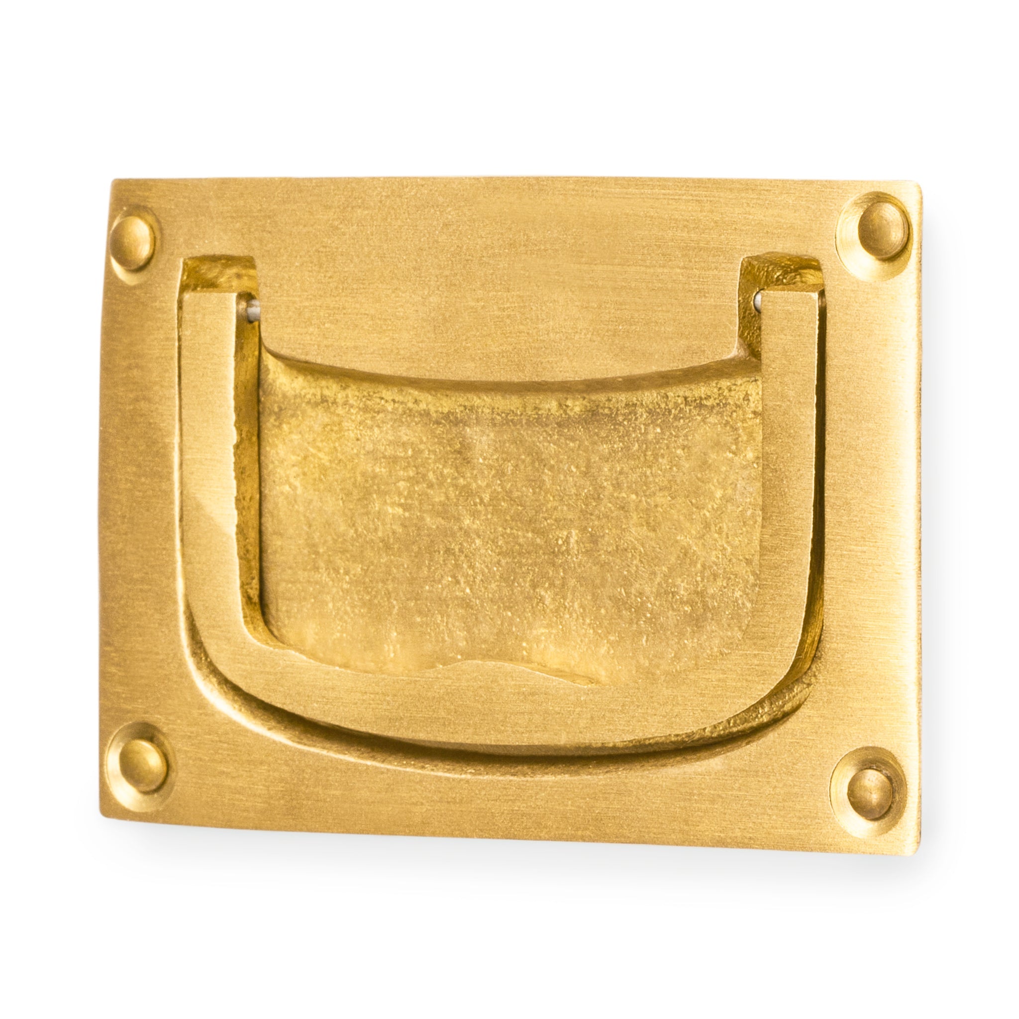 Inlaid Box Drawer Handles 2.7" - Set of 2-Chinese Brass Hardware