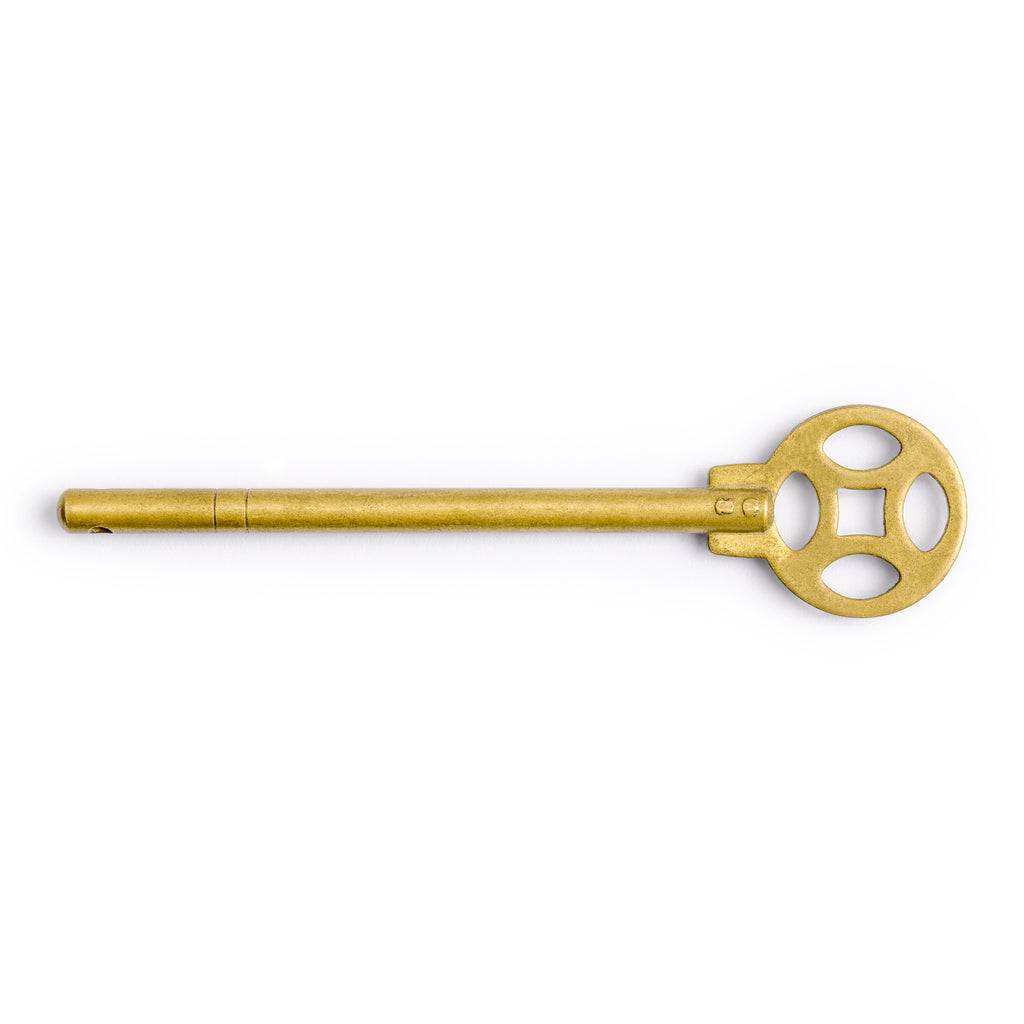 Money Coin Key 4.5" - Set of 2-Chinese Brass Hardware