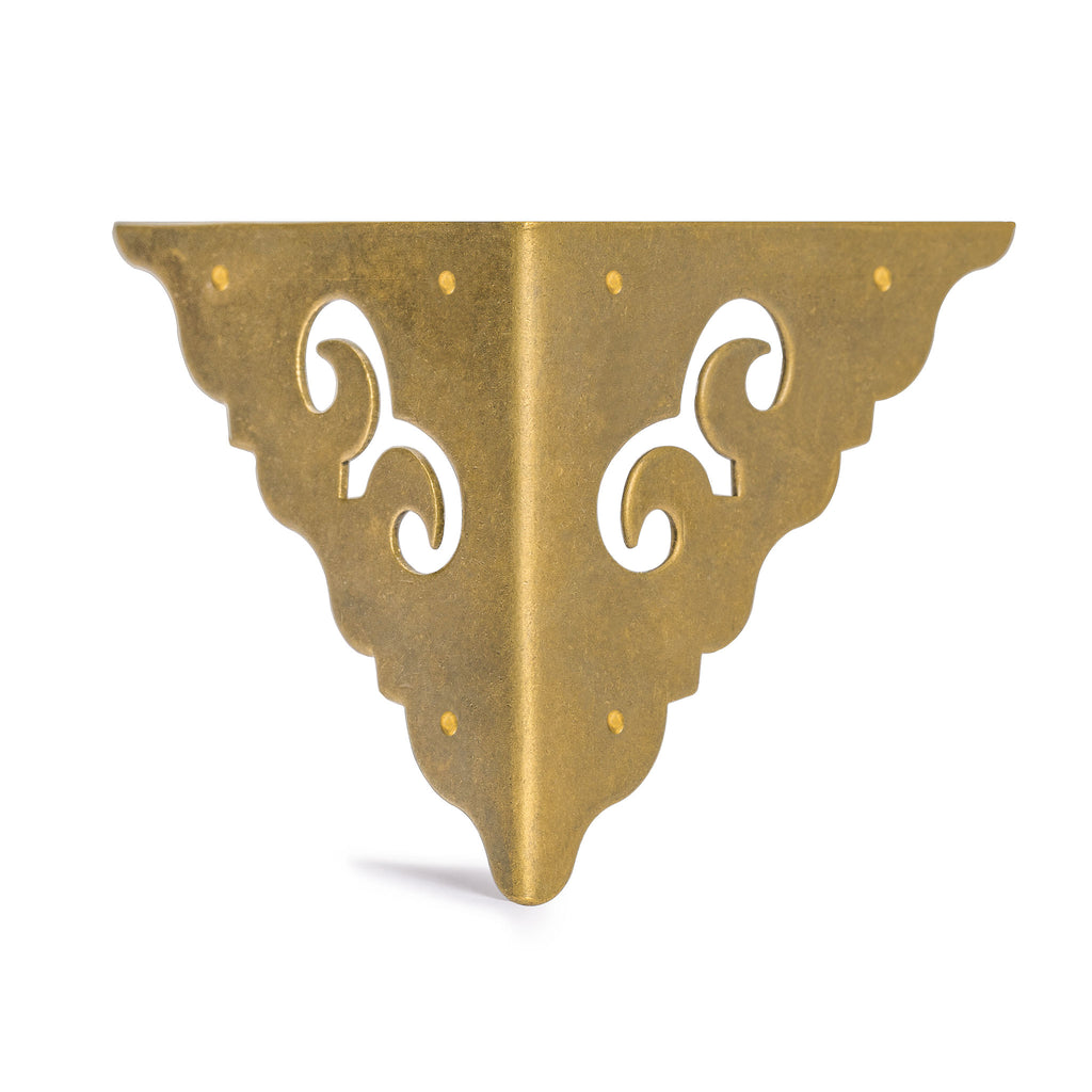 Ocean Wave Corner 2" - Set of 2-Chinese Brass Hardware