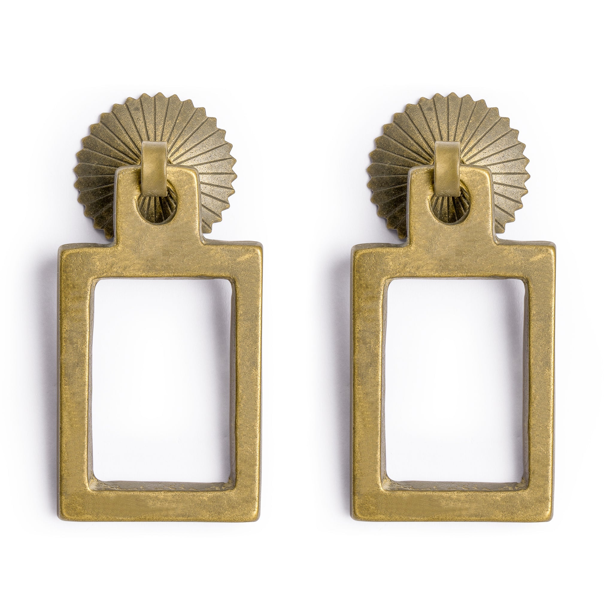 Picture Frame Pulls 2.6" - Set of 2-Chinese Brass Hardware