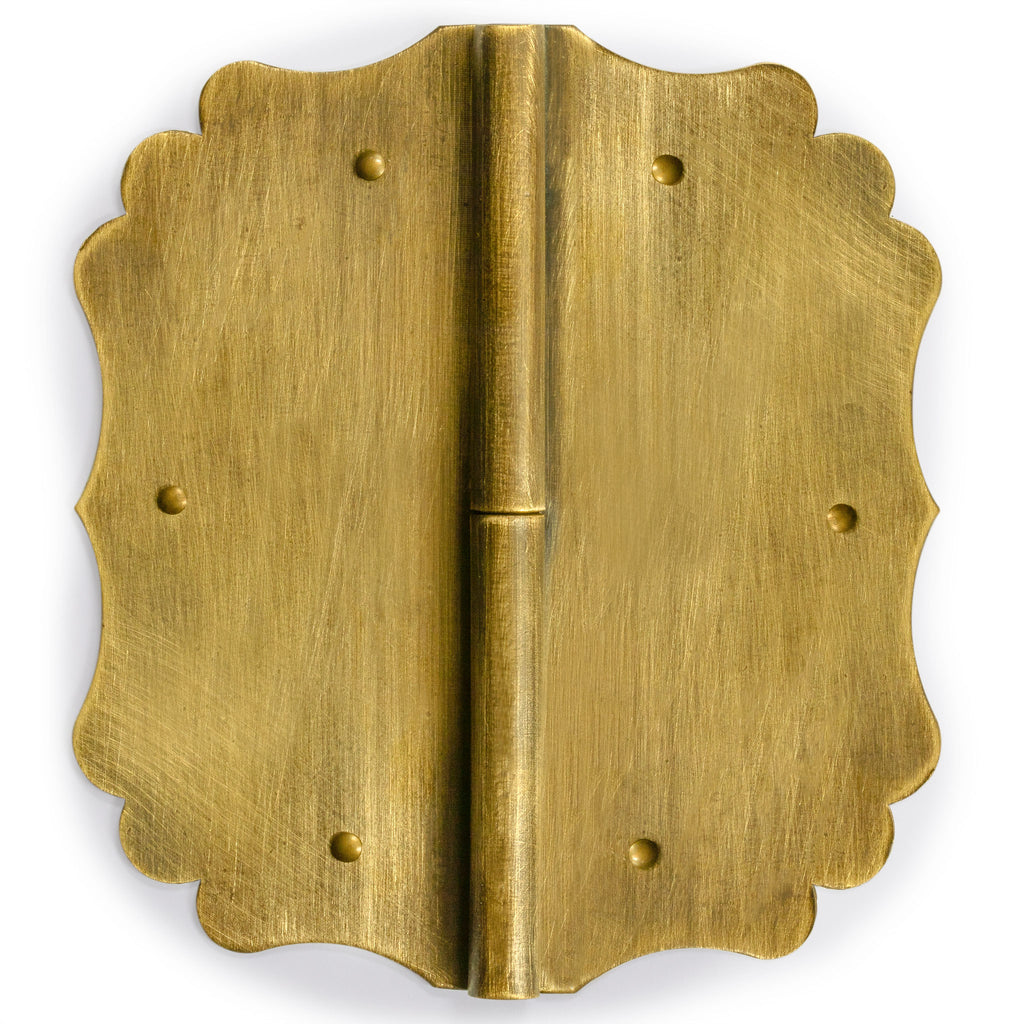 Profile Hinge Set 3.8" - Set of 2-Chinese Brass Hardware