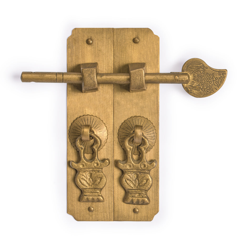 Round Corner Cabinet Strips 4.1"-Chinese Brass Hardware