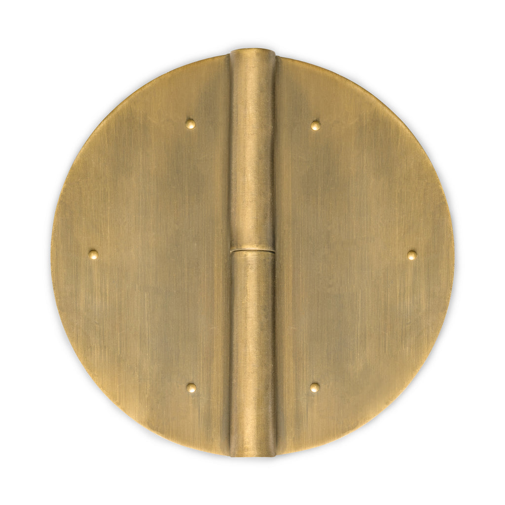 Round Hinge 5.1" - Set of 2-Chinese Brass Hardware