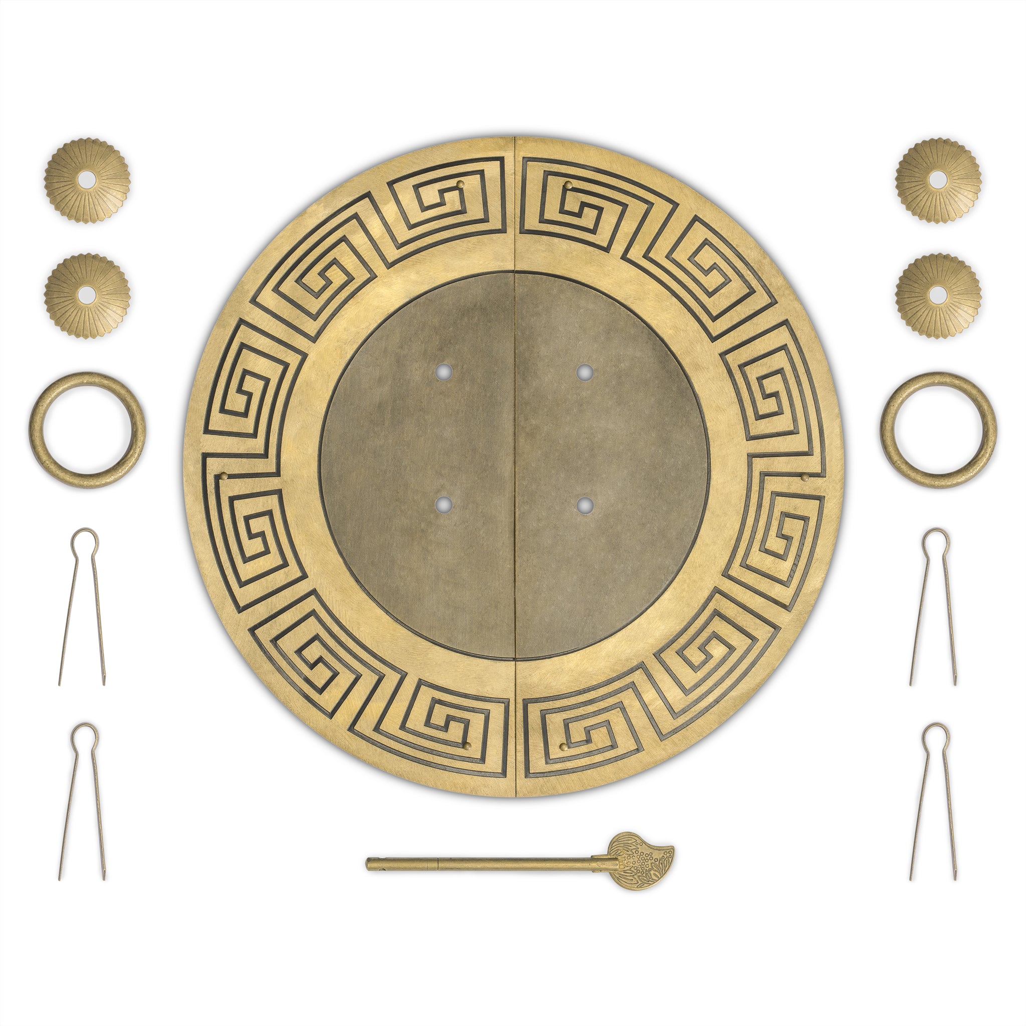 Tibetan Cabinet Face Plate 9.5"-Chinese Brass Hardware