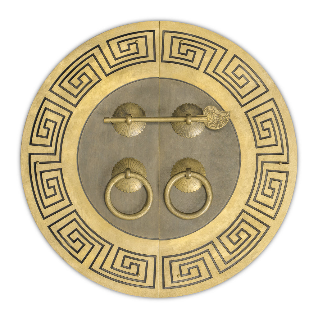 Tibetan Cabinet Face Plate 9.5"-Chinese Brass Hardware