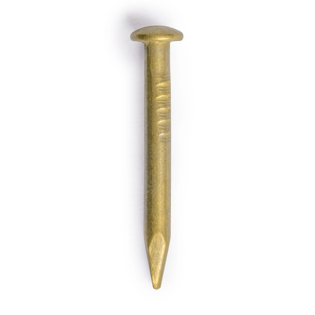 0.6" Pure Brass Nails - Bag of 100-Chinese Brass Hardware