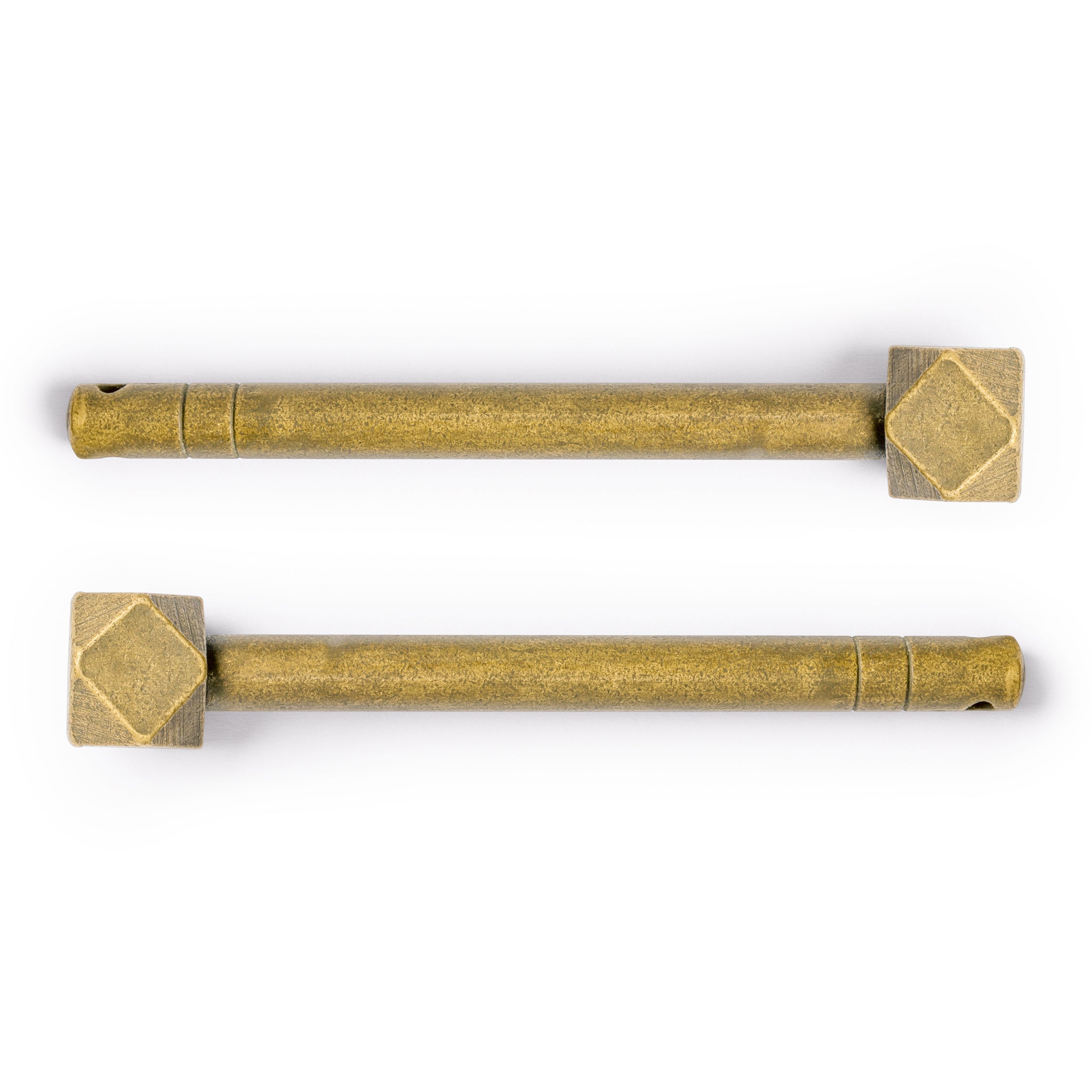 14 Sided Key Pins 4.7" - Set of 2-Chinese Brass Hardware