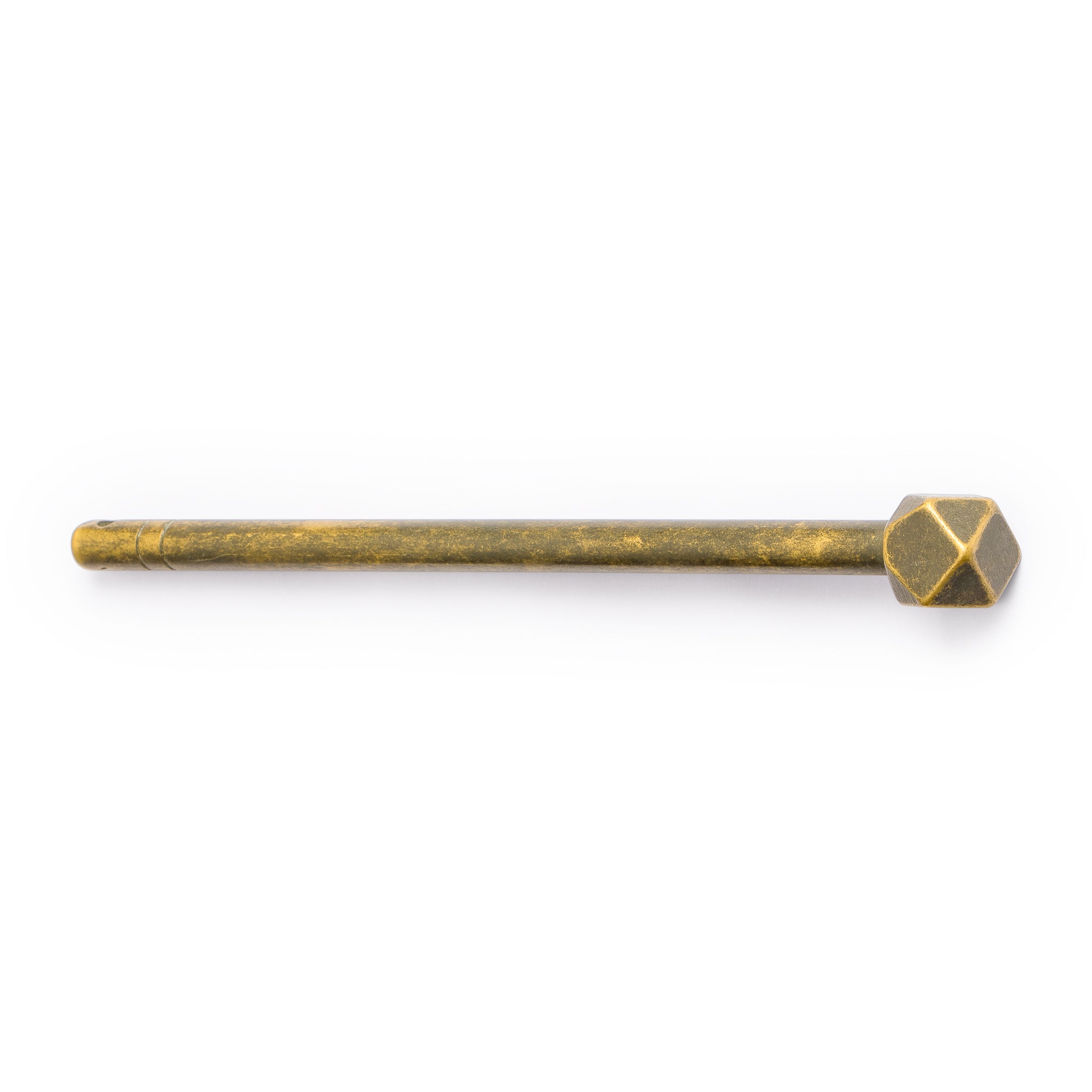 14 Sided Key Pins 6" Set of 2-Chinese Brass Hardware