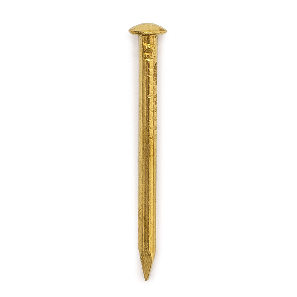 1.1" Pure Brass Nails - Bag of 100-Chinese Brass Hardware