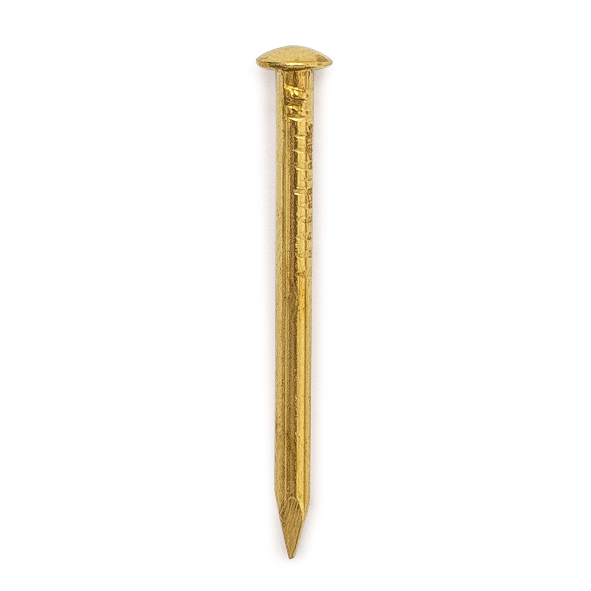 1.1" Pure Brass Nails - Bag of 100-Chinese Brass Hardware