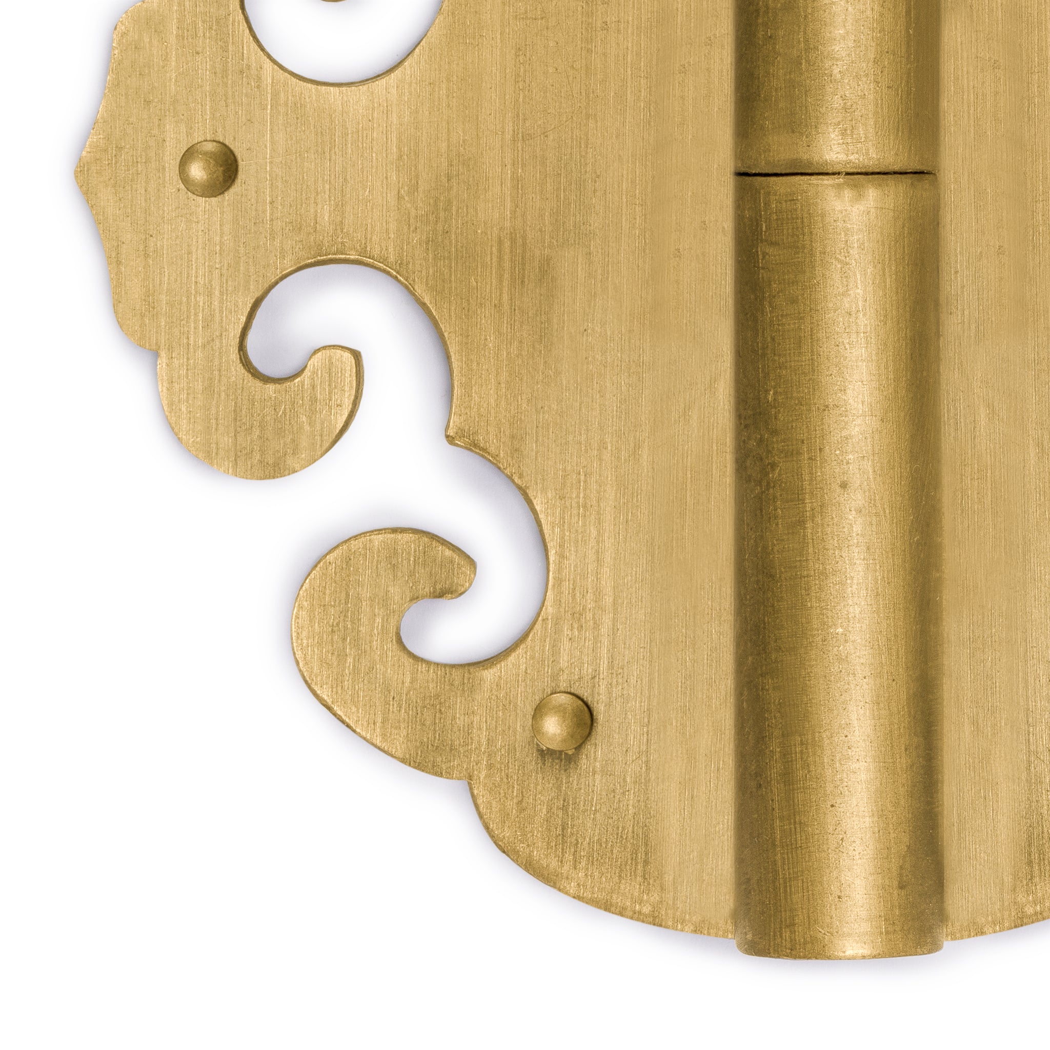 Four Flowers Hinges 3.1" x 3.1" - Set of 2