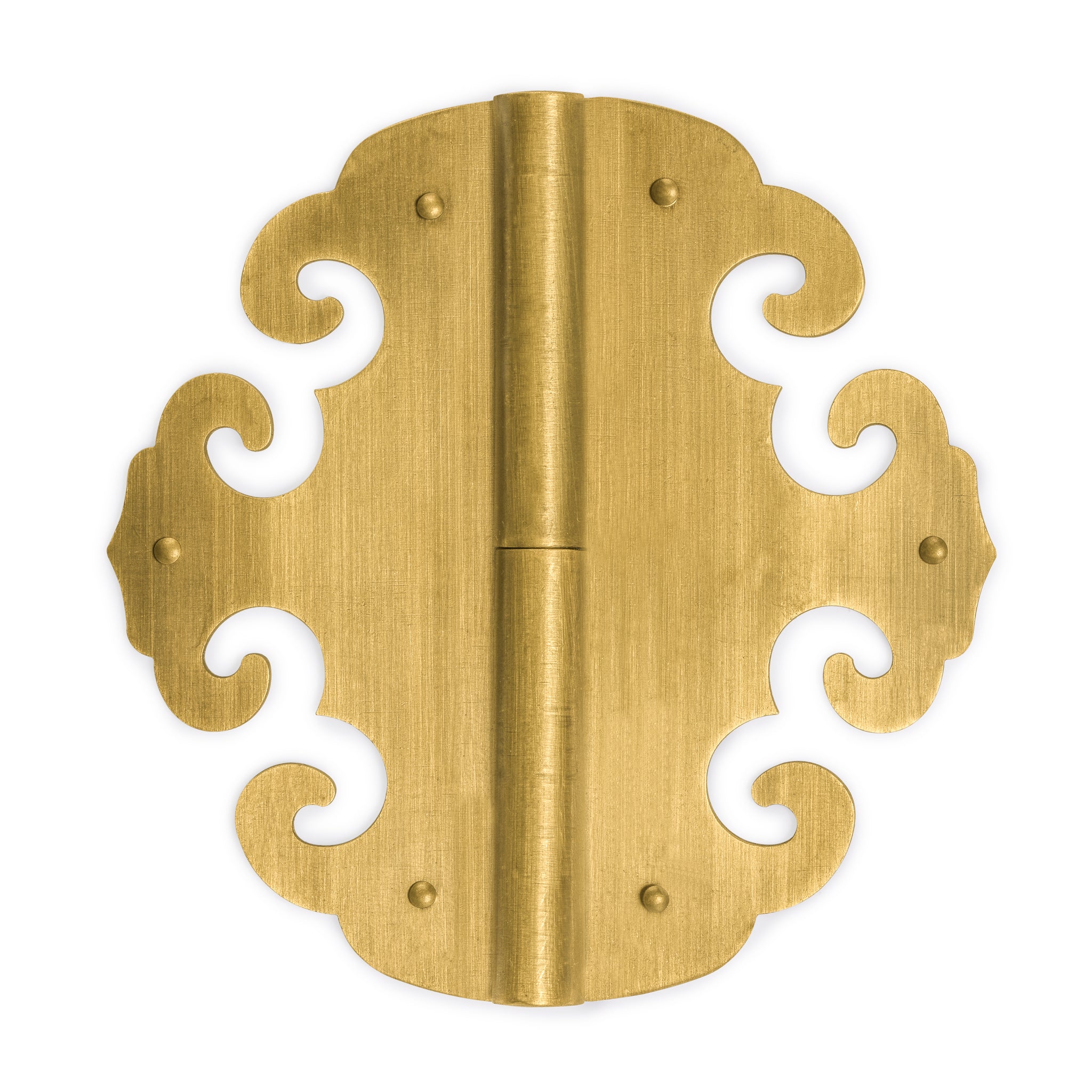 Four Flowers Hinges 4" - Set of 2