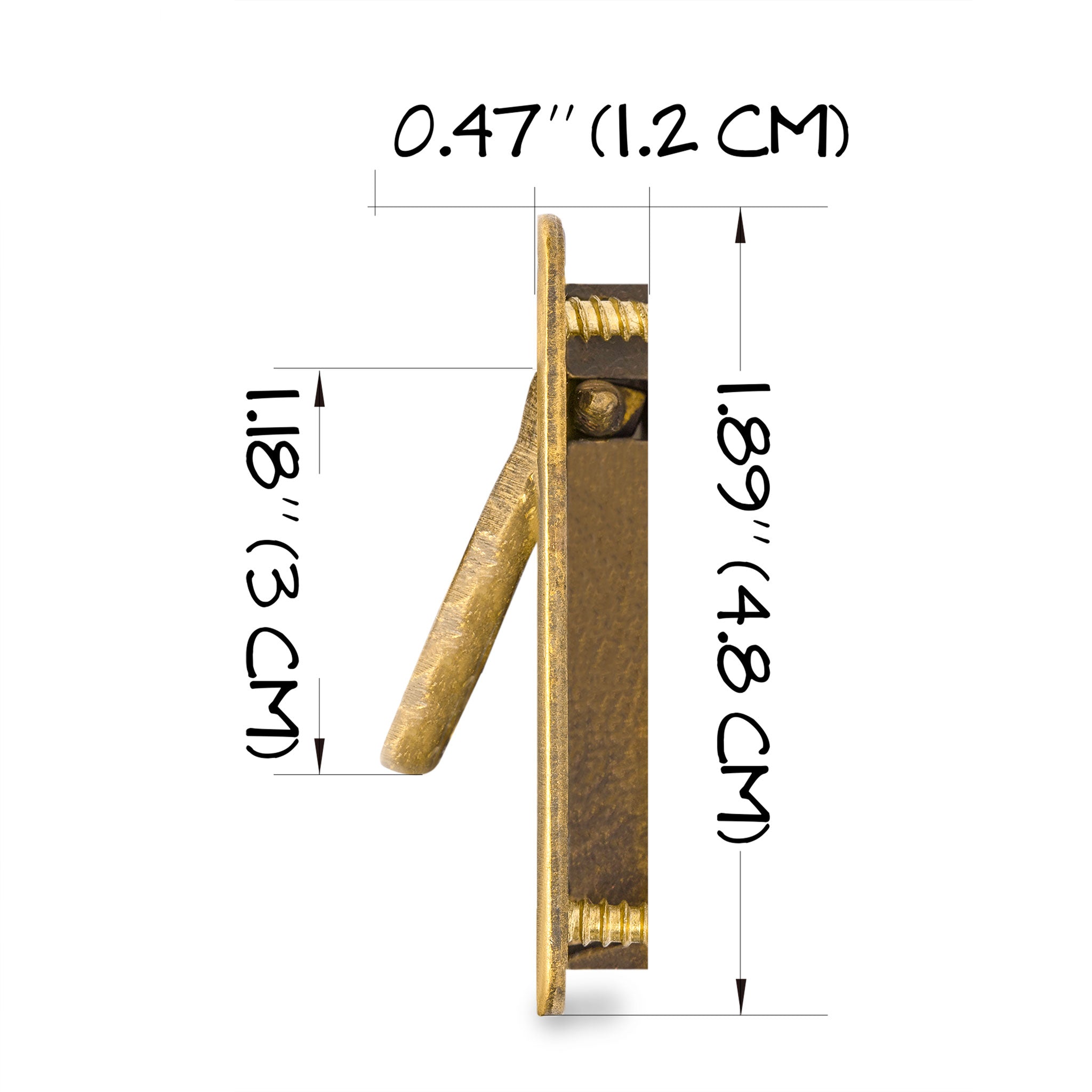 Creativity Brass Box and Drawer Pulls 3" - Set of 2