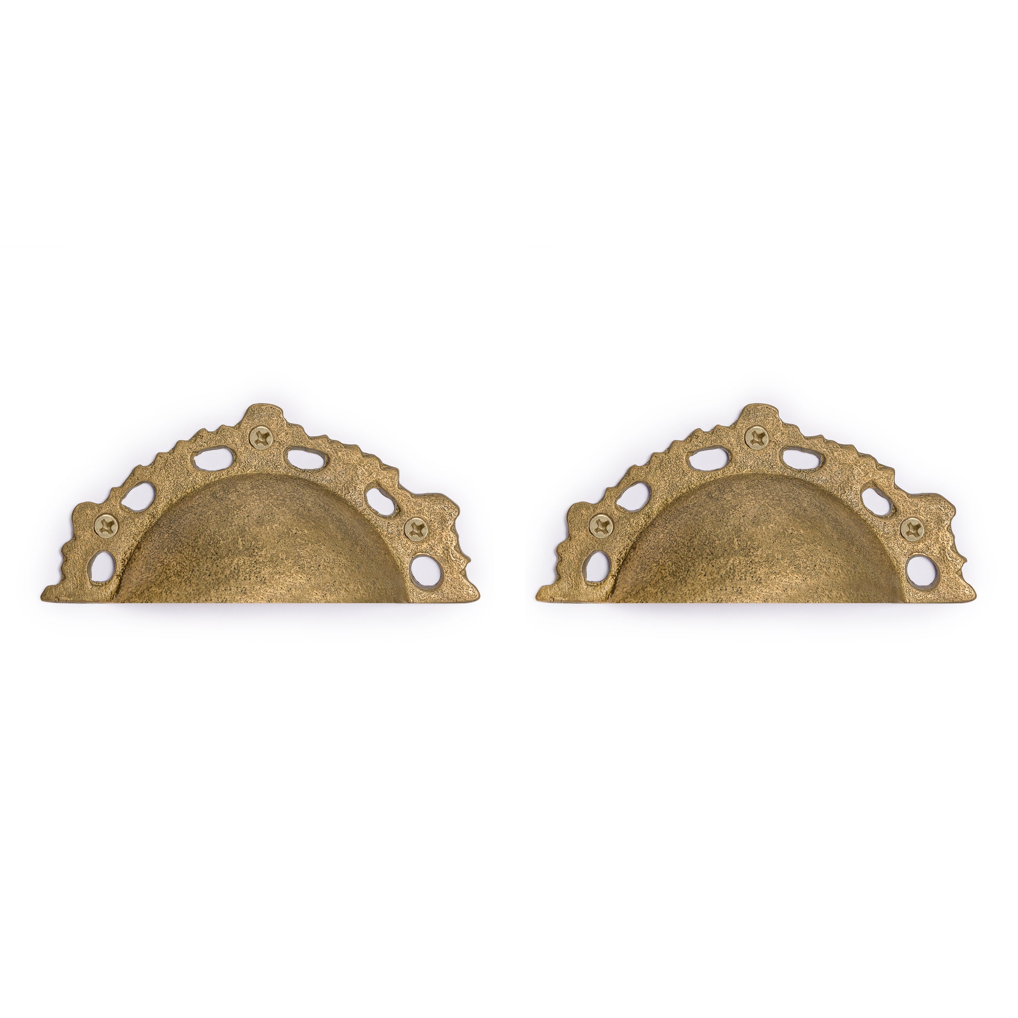 Golden Gear Handle Pulls 3" - Set of 2