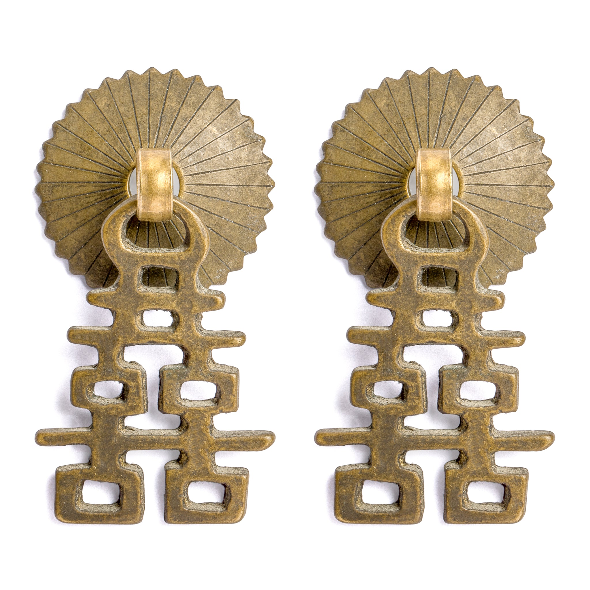 Abundant Happiness Pulls 1.7" - Set of 2