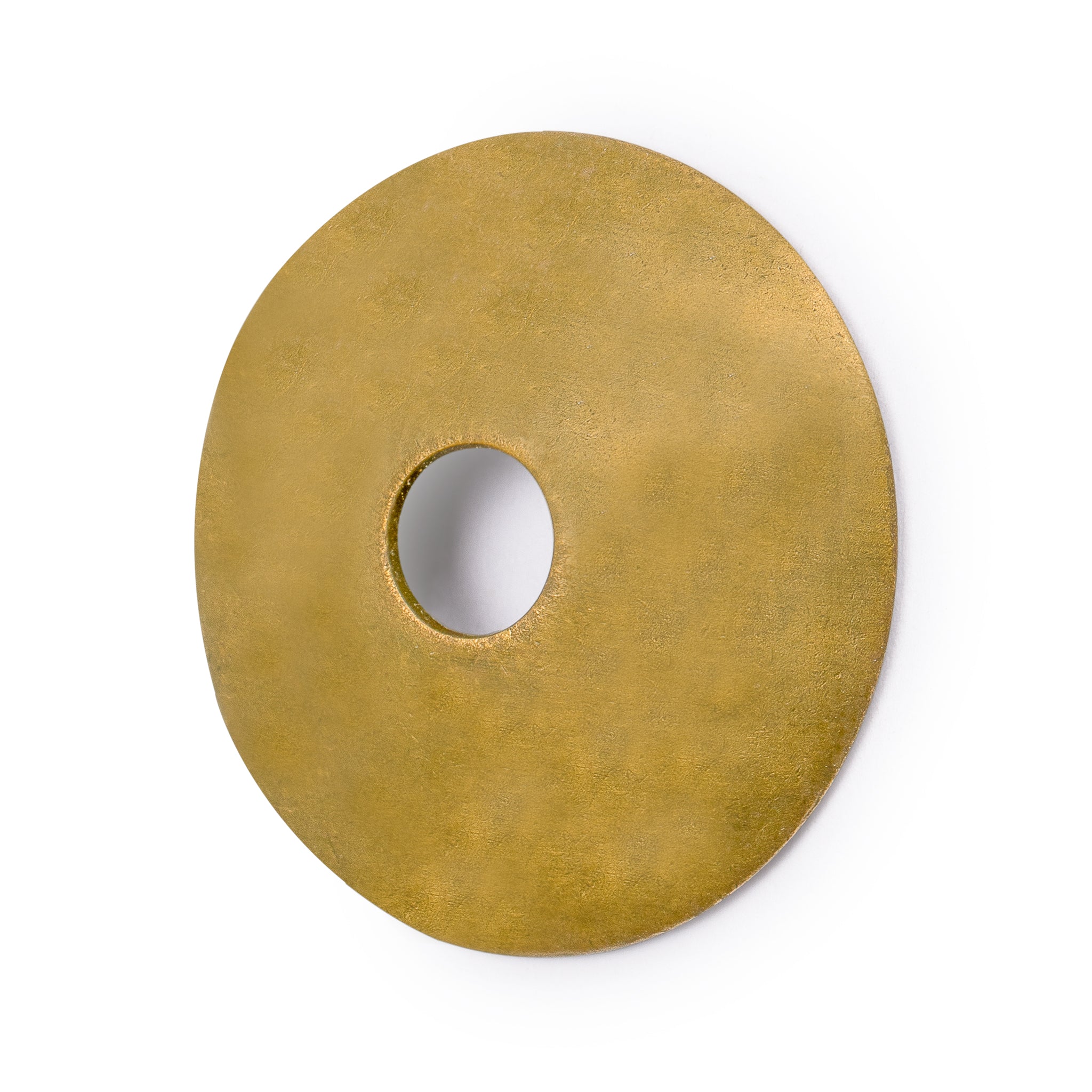 Brass Convex Round Washers 1.2" - Set of 10