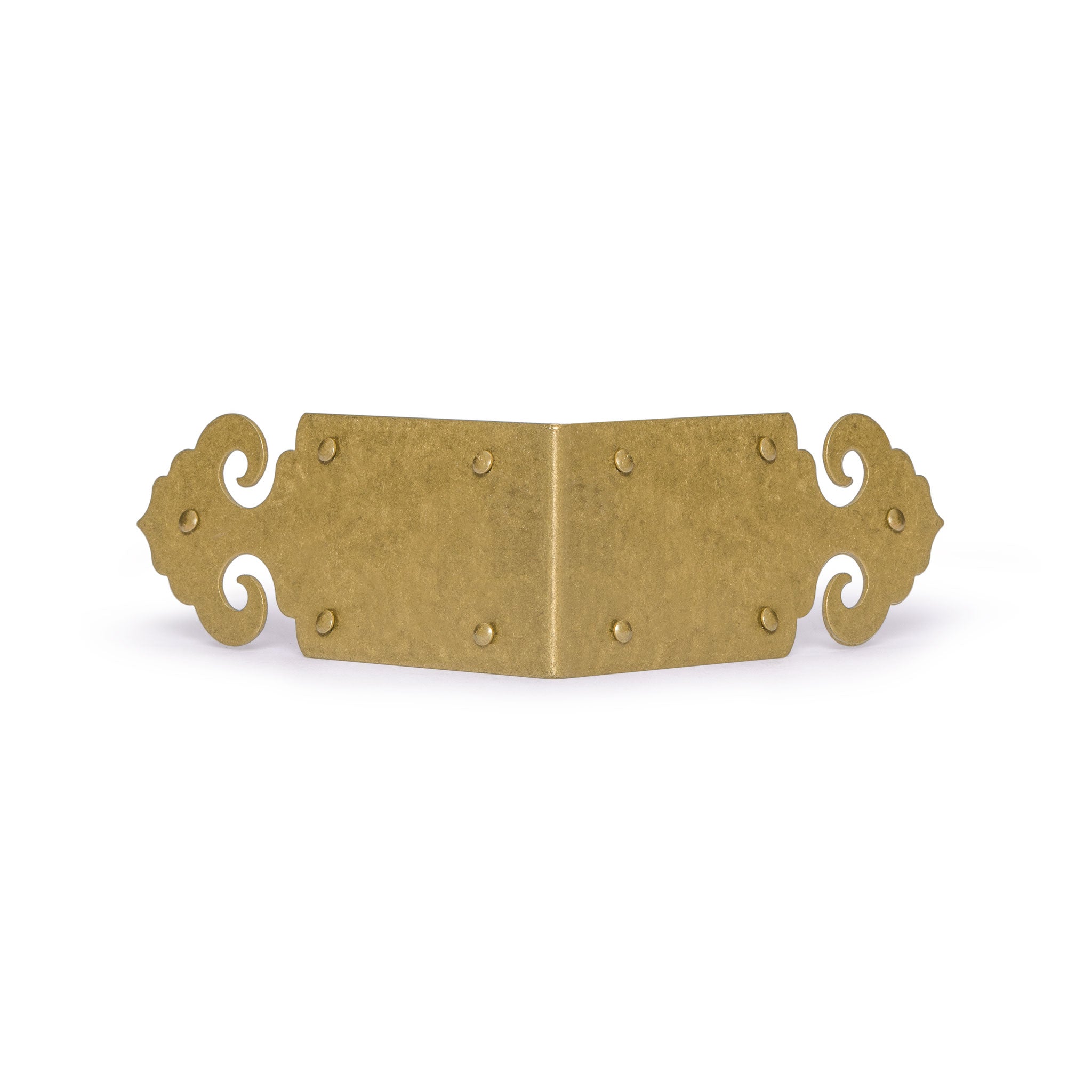 Arrowhead Box and Frame Corner 3" - Set of 2-Chinese Brass Hardware