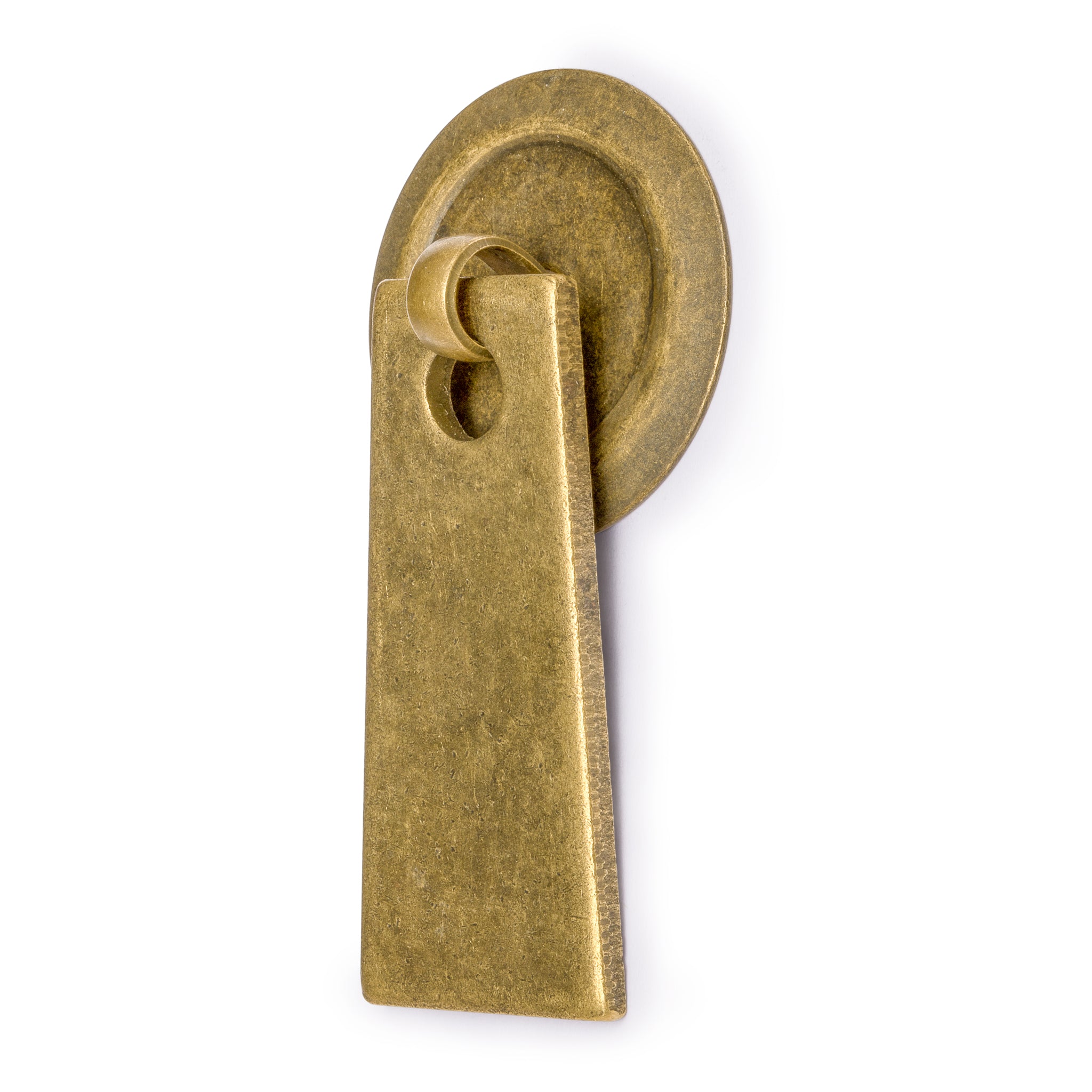 Art Deco Leaf Brass Hardware Pulls 2.7" - Set of 2-Chinese Brass Hardware