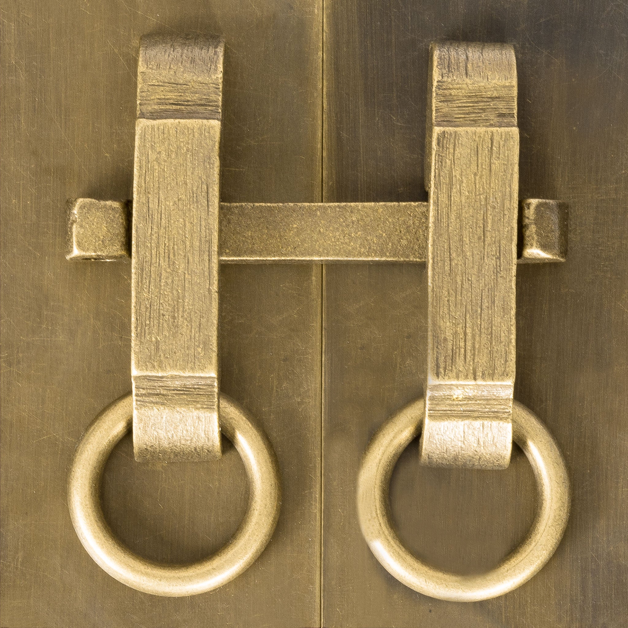 Bamboo Curve Cabinet Face Plate 5" x 5.5"-Chinese Brass Hardware