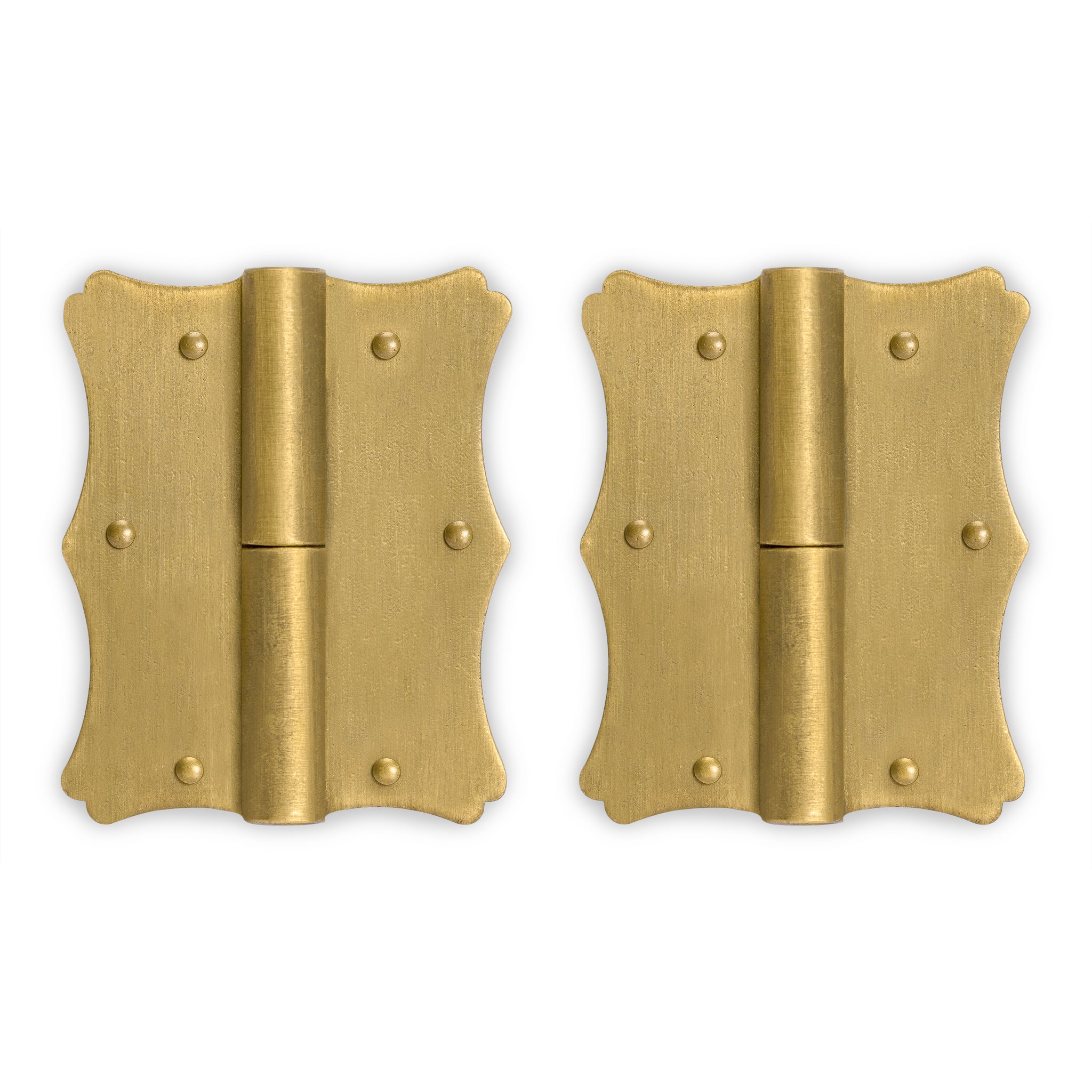 Bamboo Hinges 2.4" - Set of 2-Chinese Brass Hardware