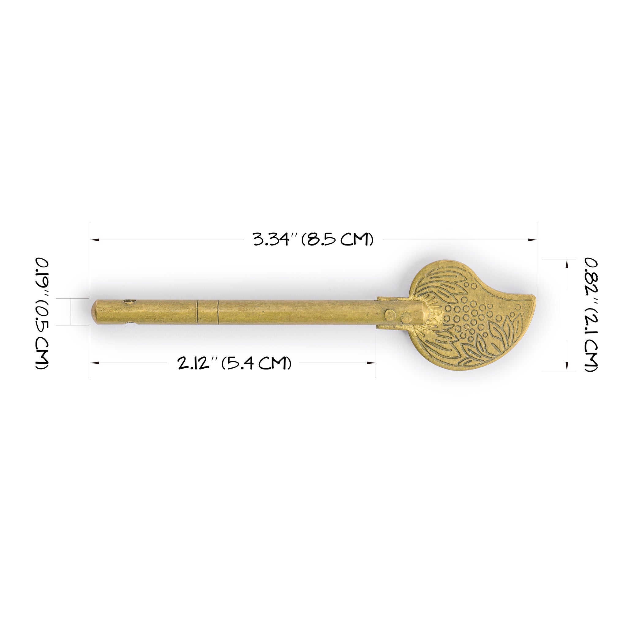 Bird Tail Key Pins 3.3" Set of 2-Chinese Brass Hardware