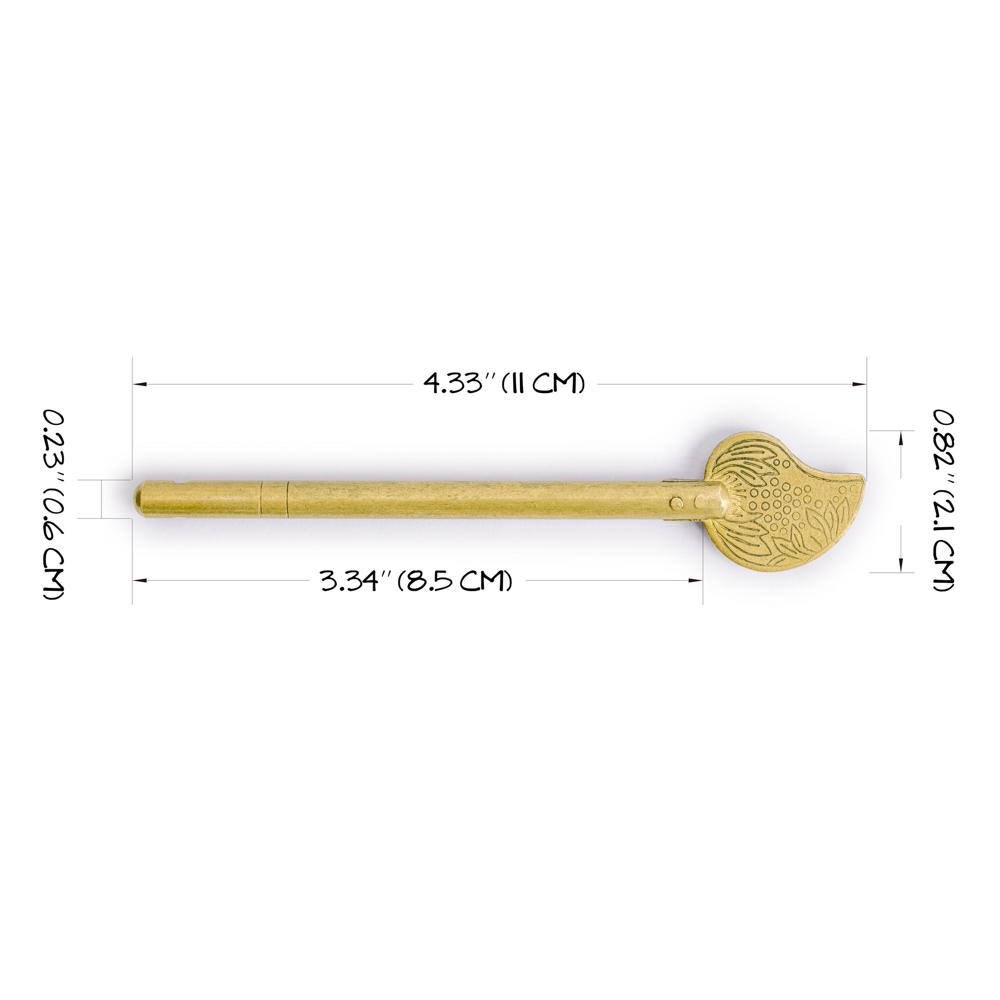 Bird Tail Key Pins 4.3" - Set of 2-Chinese Brass Hardware