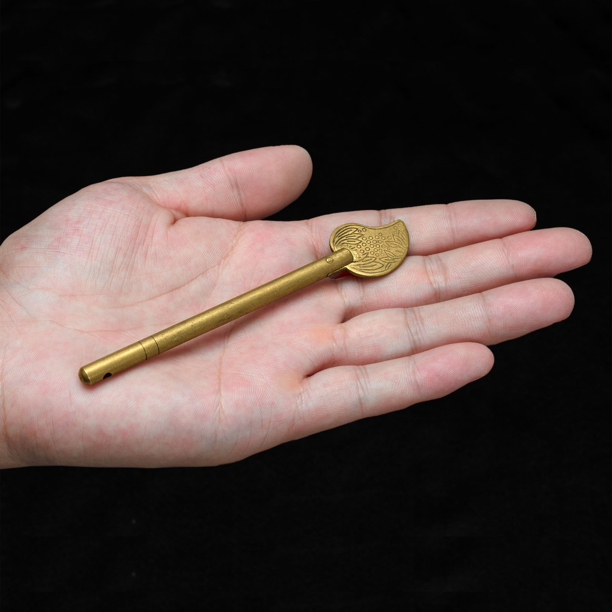 Bird Tail Key Pins 4.3" - Set of 2-Chinese Brass Hardware