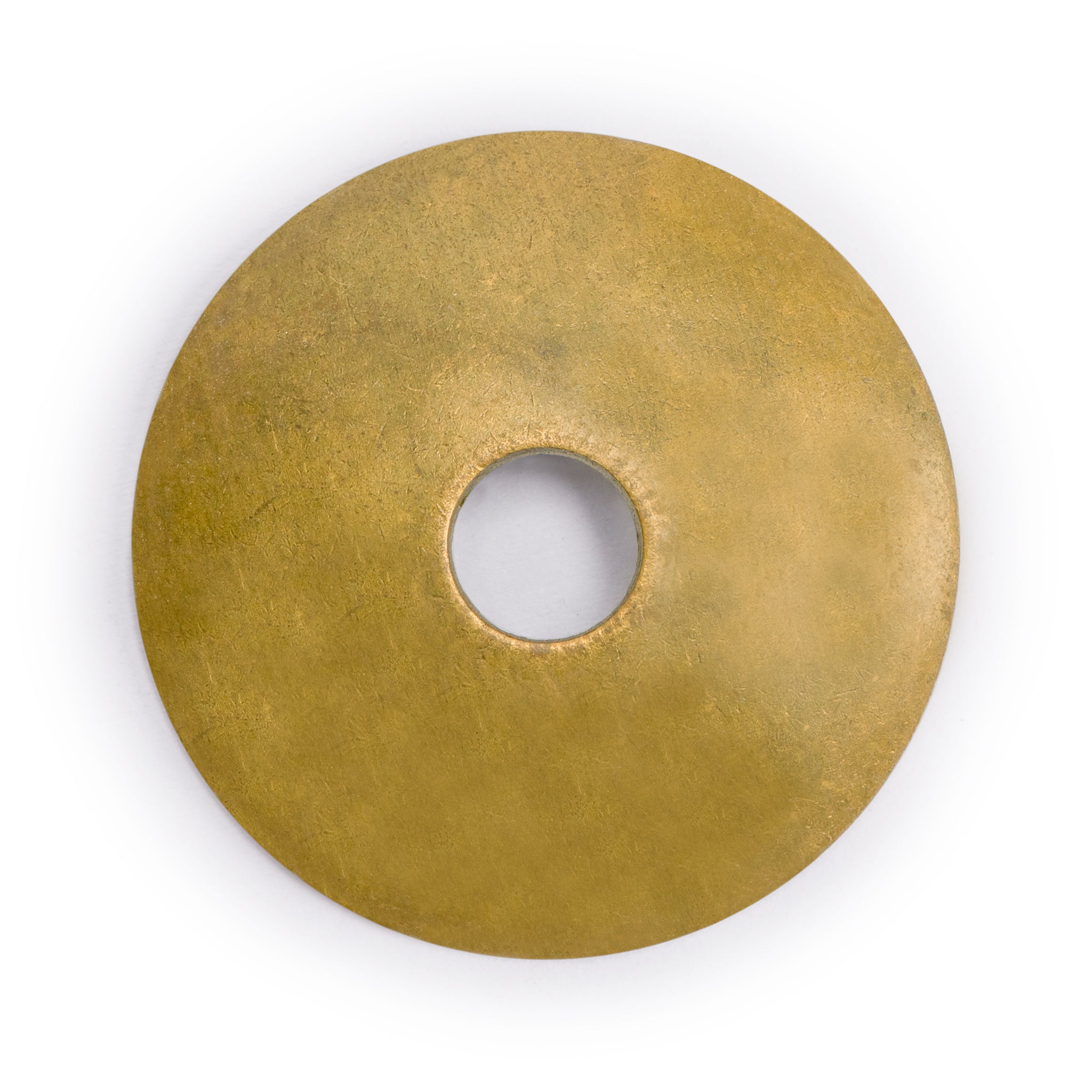 Brass Convex Round Washers 1.2" - Set of 10-Chinese Brass Hardware