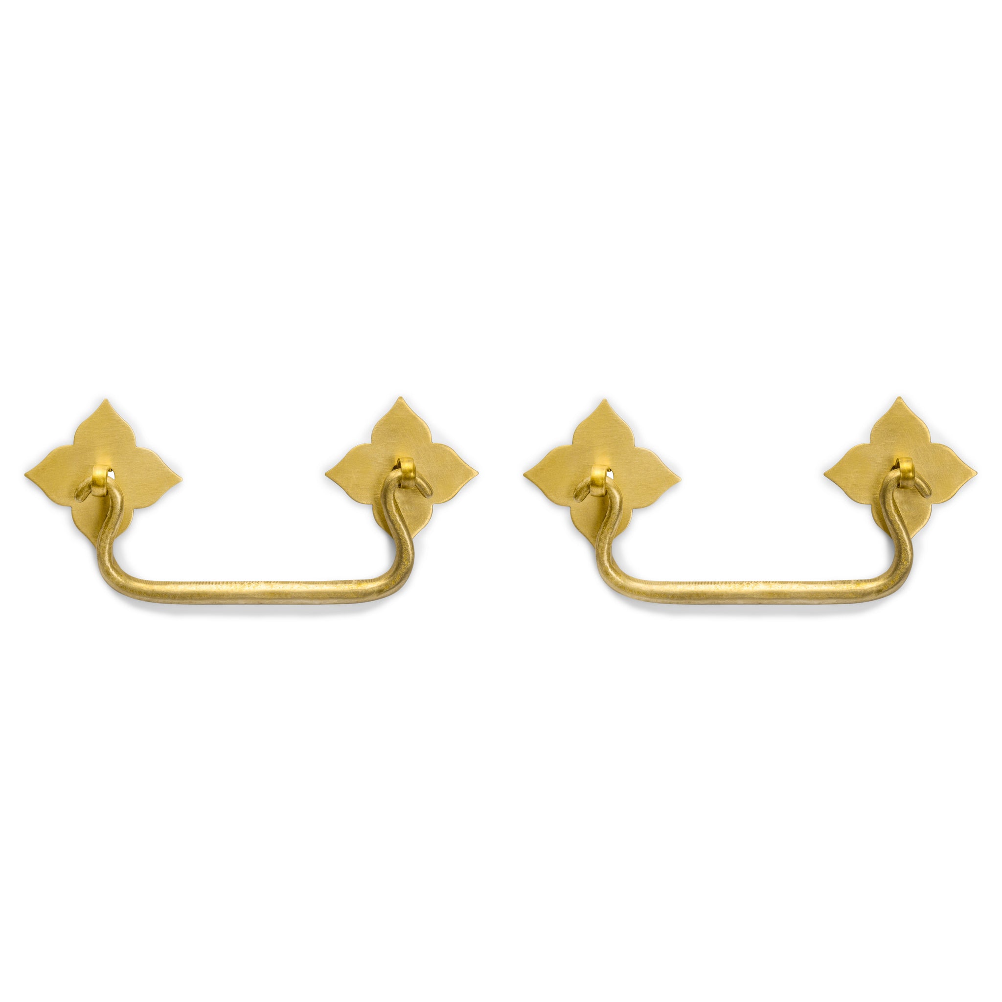 Bunchberry Pulls 3.2" - Set of 2-Chinese Brass Hardware