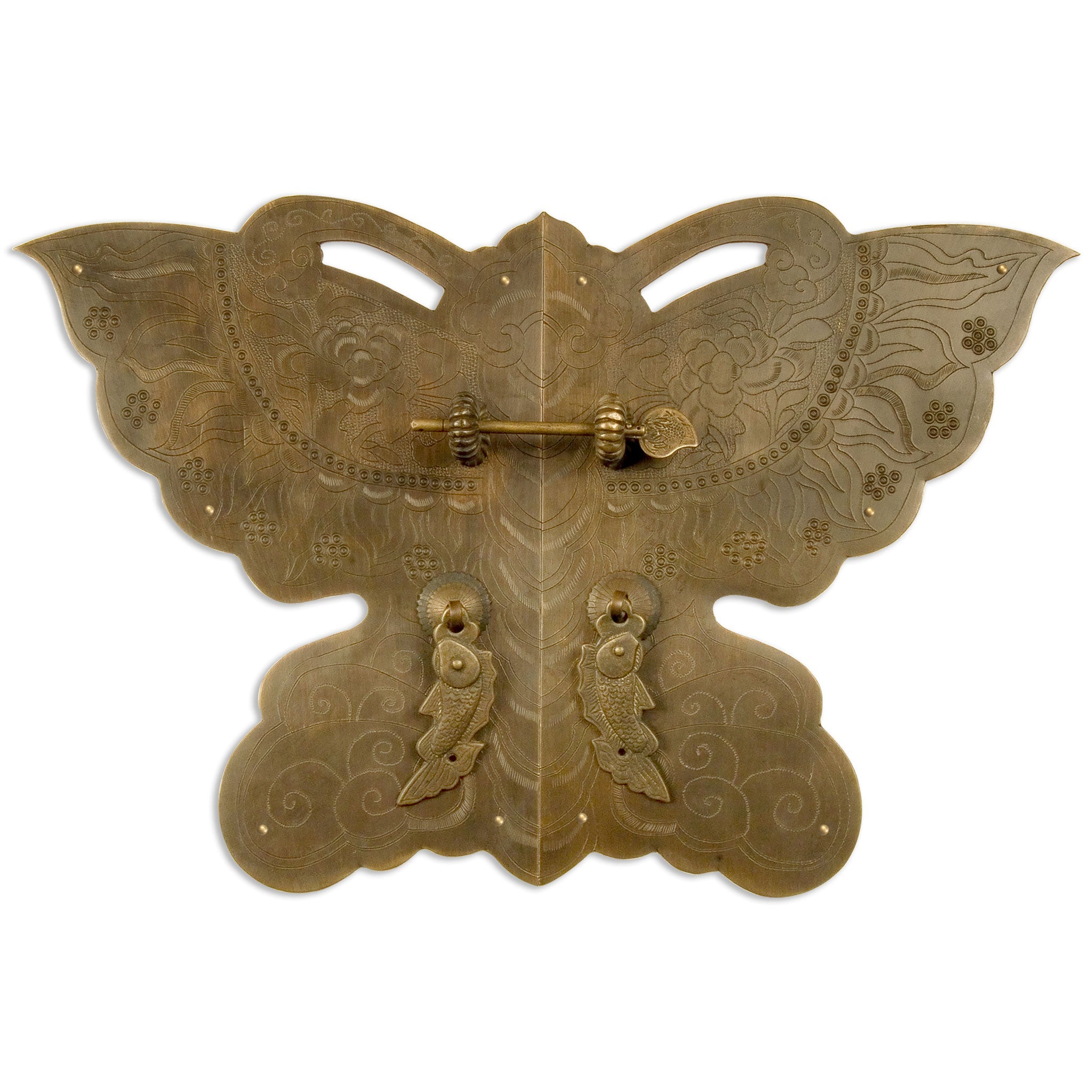 Butterfly Cabinet Face Plate 11" x 16"-Chinese Brass Hardware