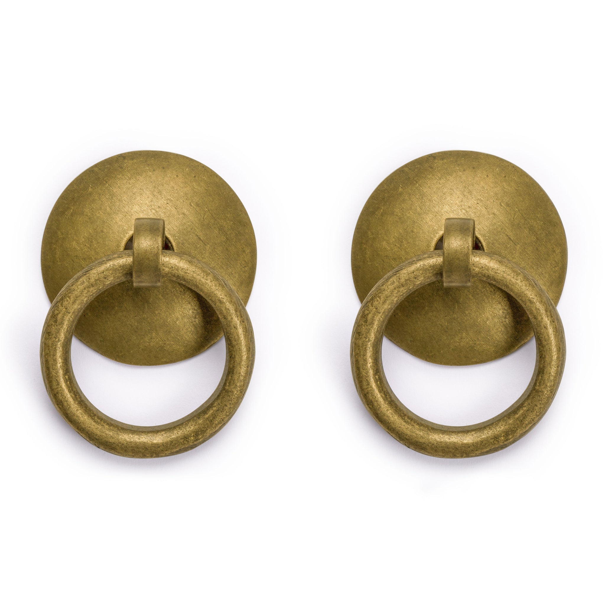 Chinese Medicine Cabinet Pulls 1.6" - Set of 2-Chinese Brass Hardware