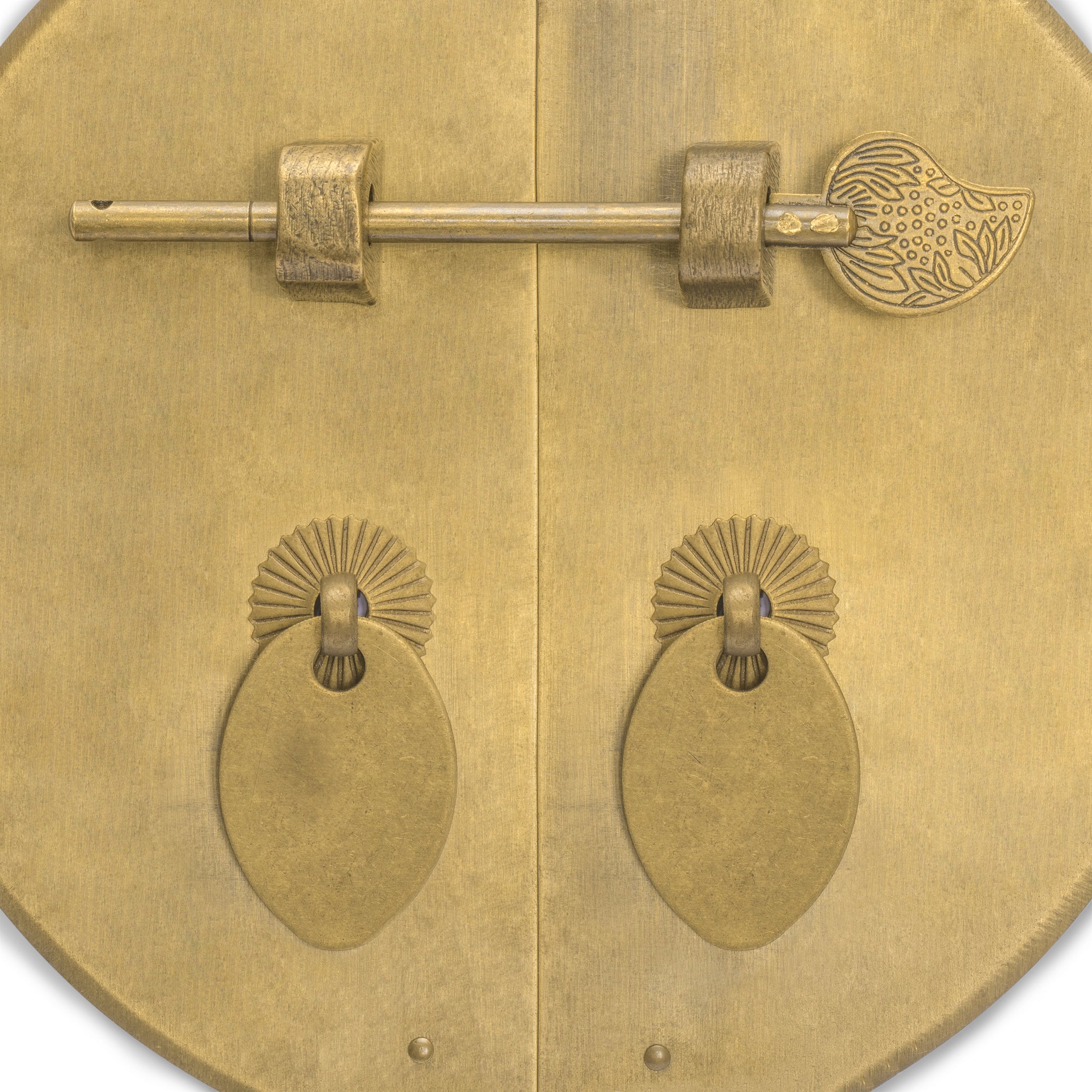 Classic Round Cabinet Face Plate 6.2"-Chinese Brass Hardware