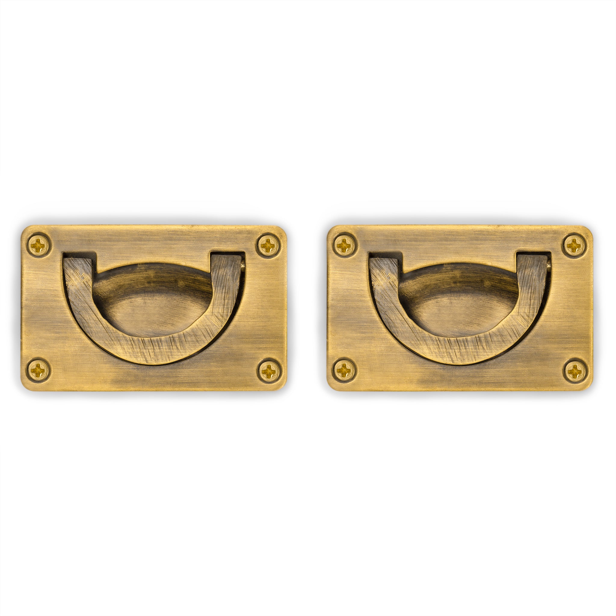 Creativity Brass Box and Drawer Pulls 3" - Set of 2-Chinese Brass Hardware