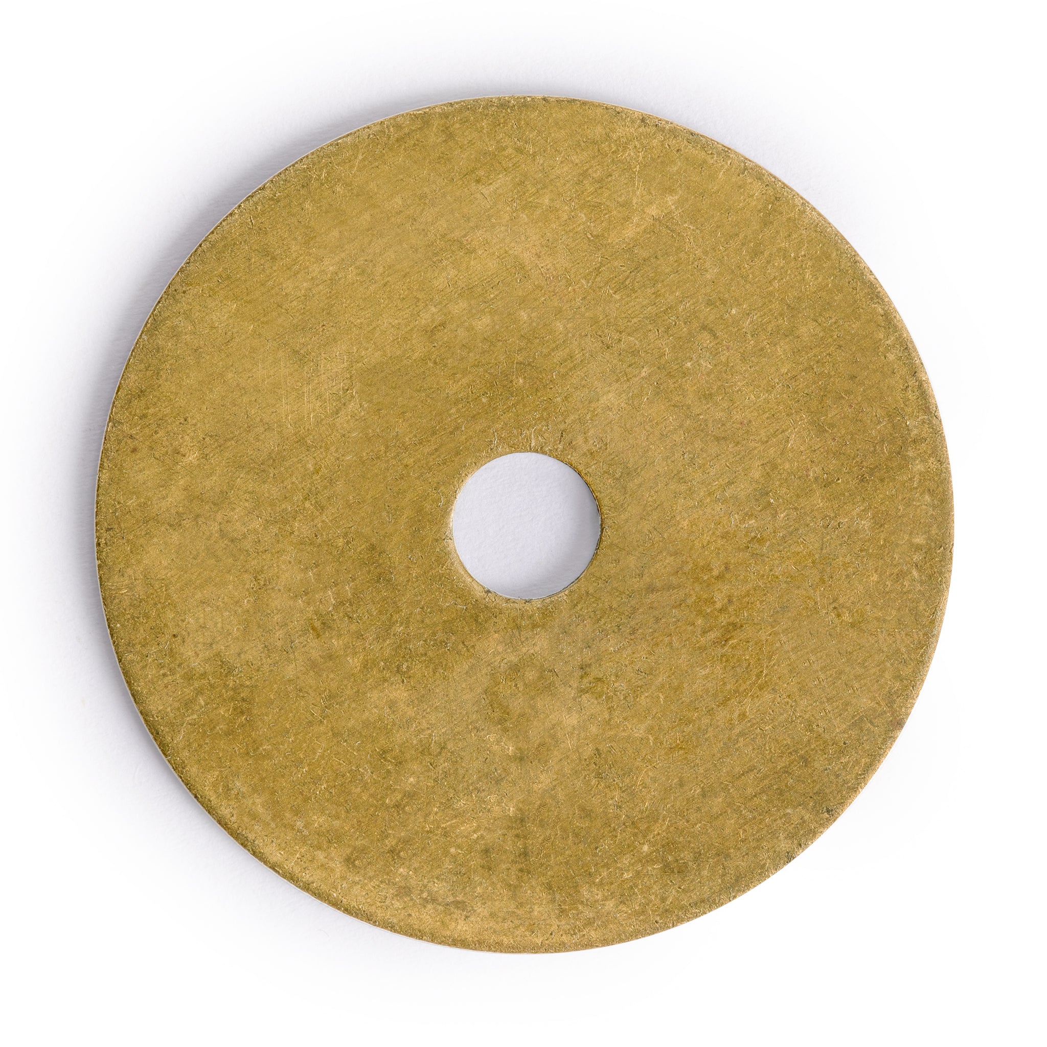 Decorative Round Washers Brass Hardware 1.4" - Set of 10-Chinese Brass Hardware