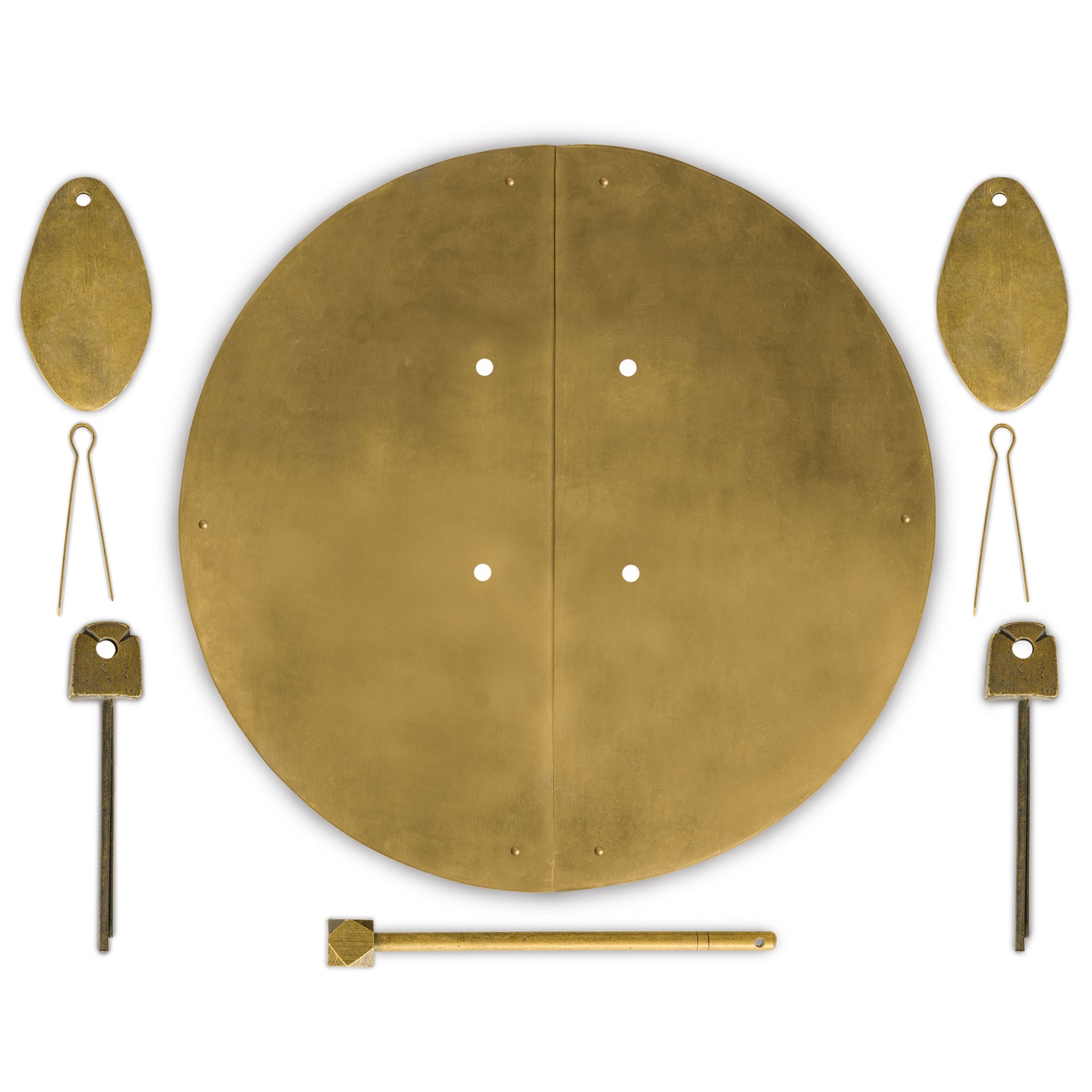 Fat Cabinet Face Plate 14.5"-Chinese Brass Hardware