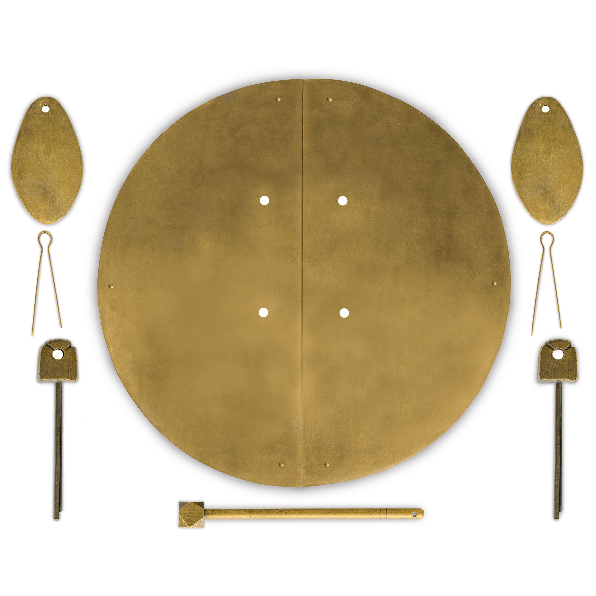 Fat Cabinet Face Plate 14.6"-Chinese Brass Hardware