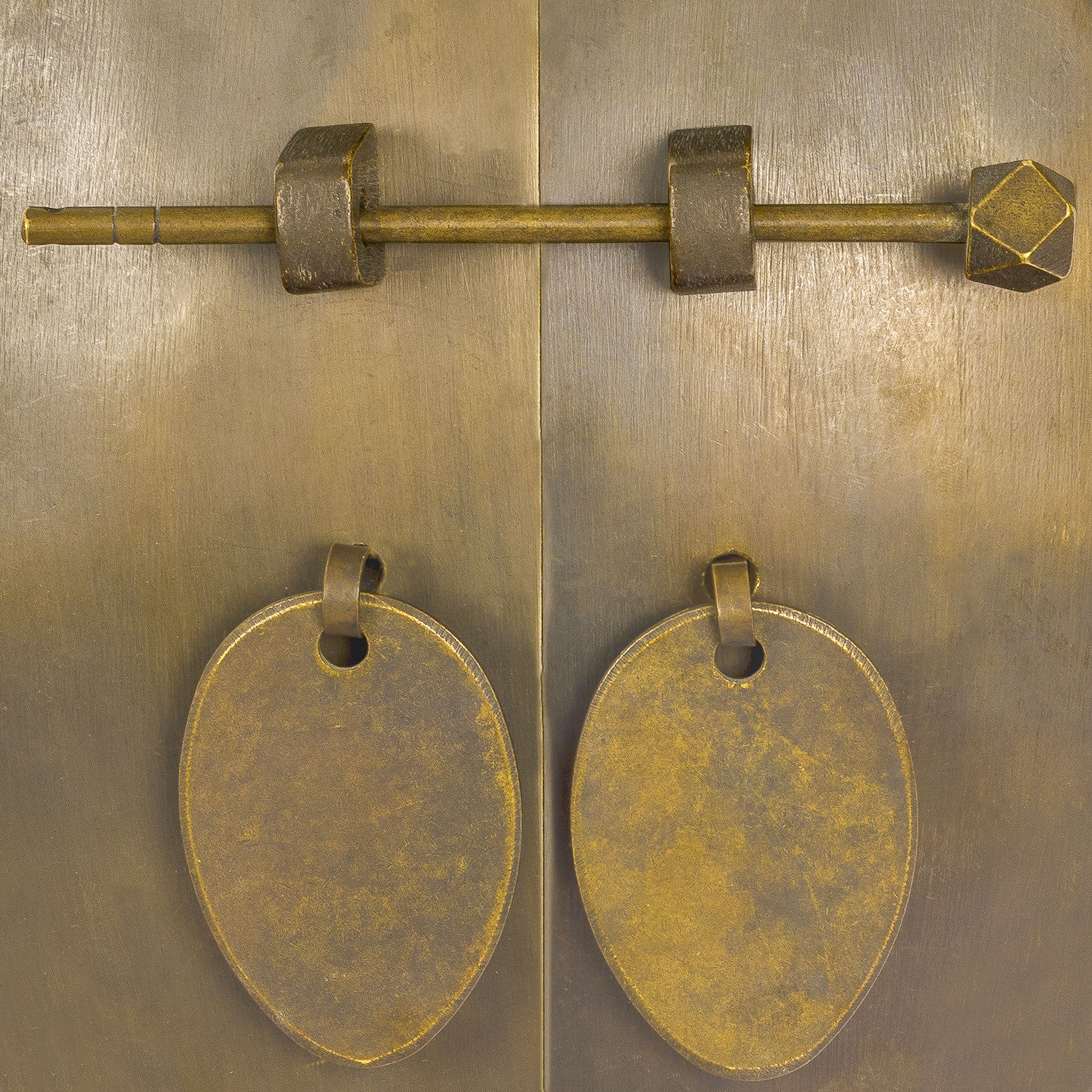 Fat Cabinet Face Plate 7.9"-Chinese Brass Hardware