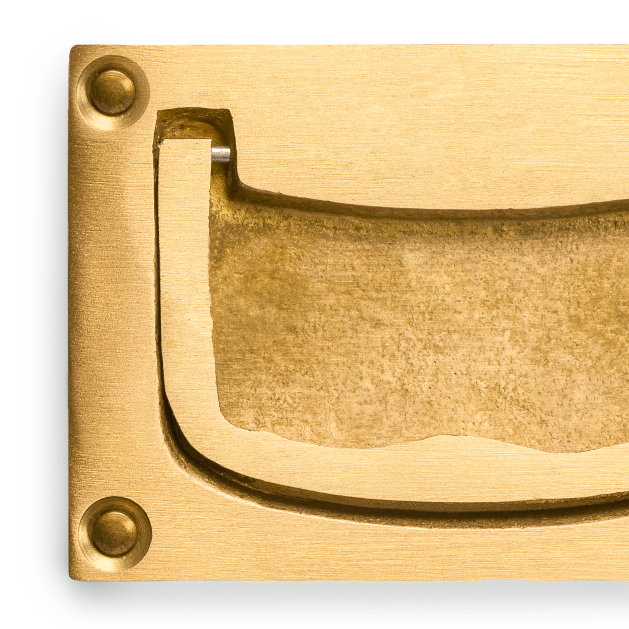 Inlaid Box Drawer Handles 2.7" - Set of 2-Chinese Brass Hardware