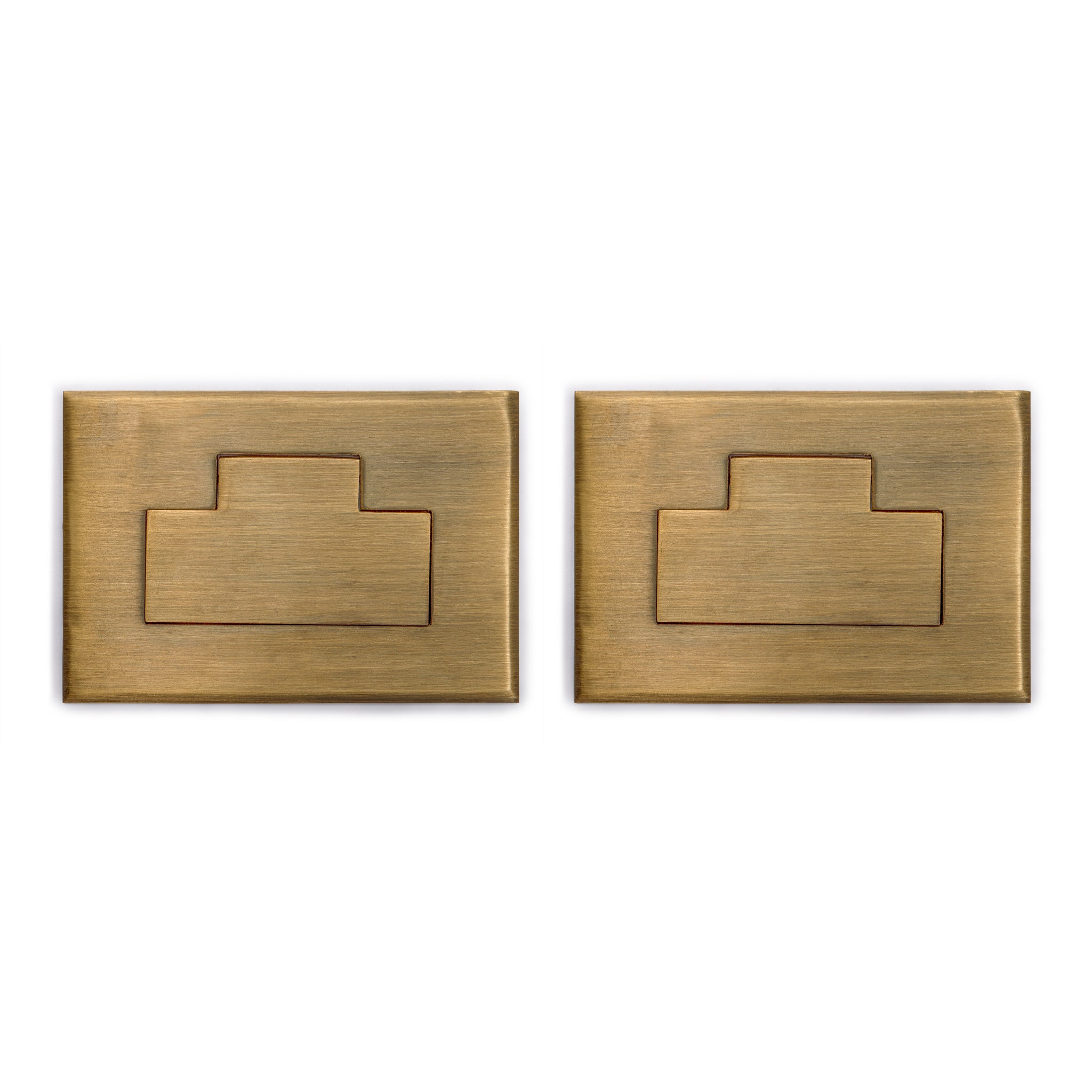 Inlay Box Pulls 3" - Set of 2-Chinese Brass Hardware